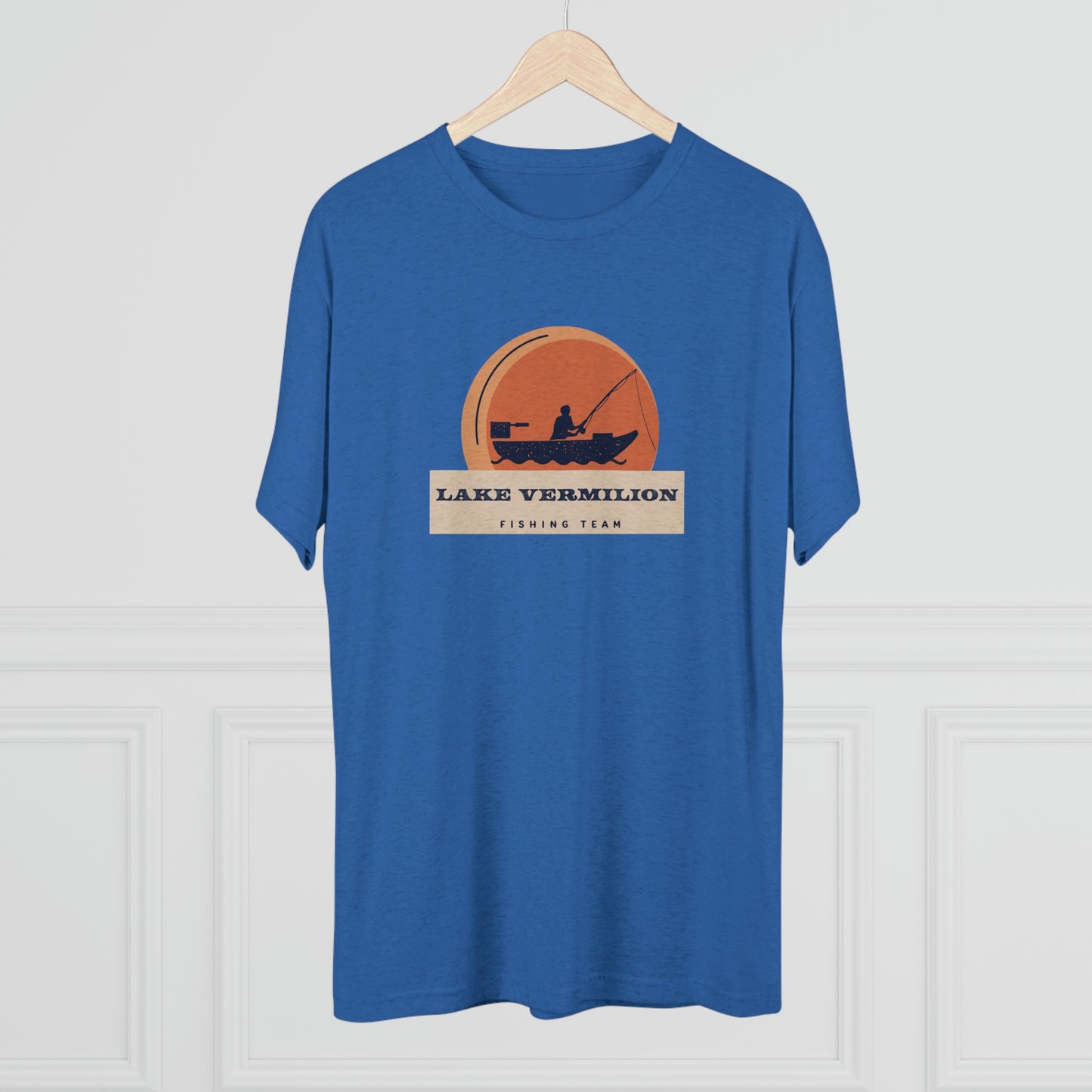Fishin Team - Lake Vermilion - Unisex Tri-Blend Crew Tee