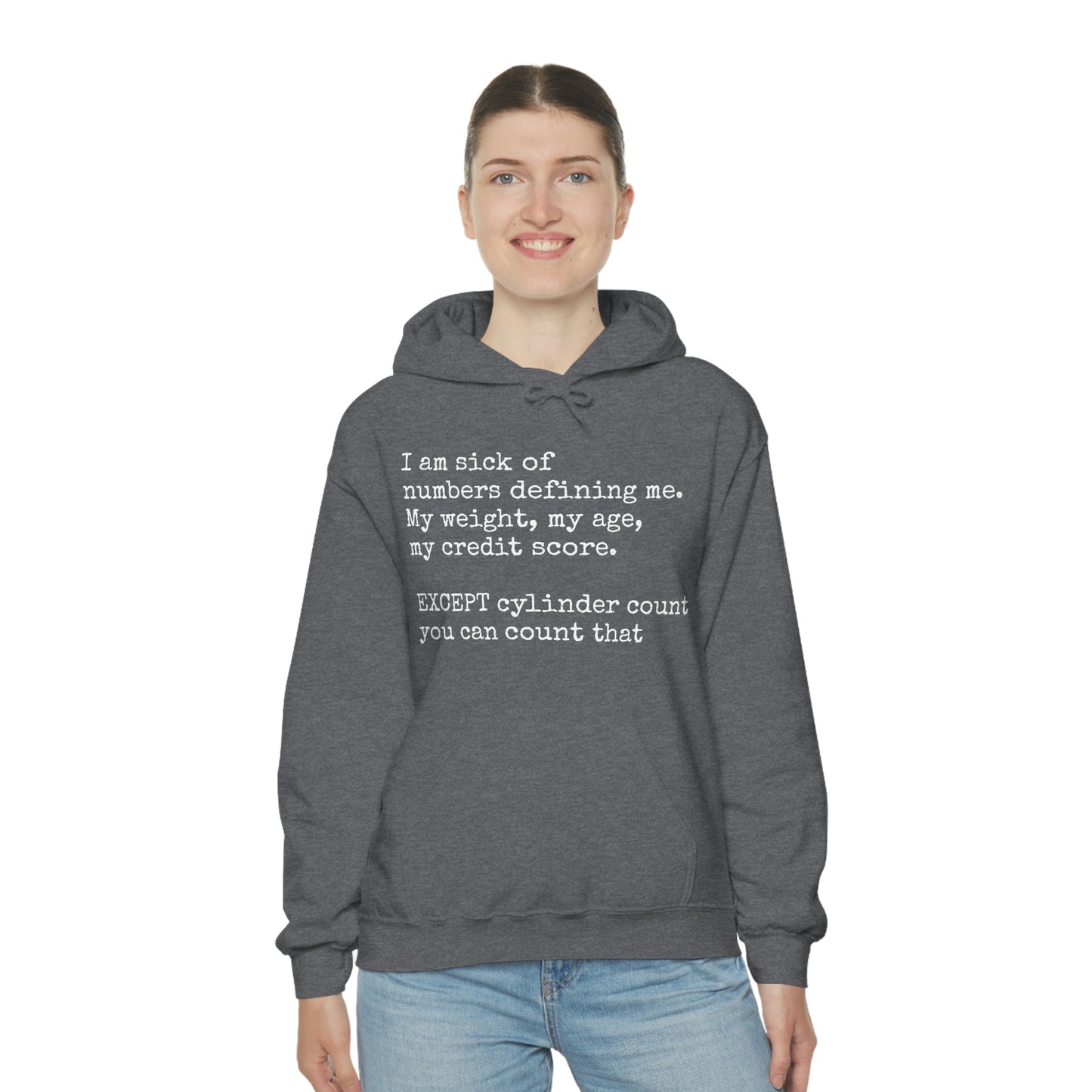 Horsepower Counts - Unisex Heavy Blend™ Hooded Sweatshirt
