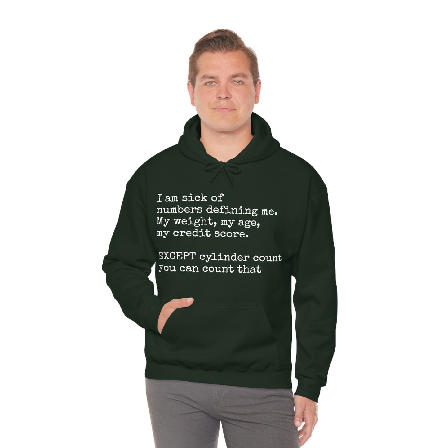 Horsepower Counts - Unisex Heavy Blend™ Hooded Sweatshirt