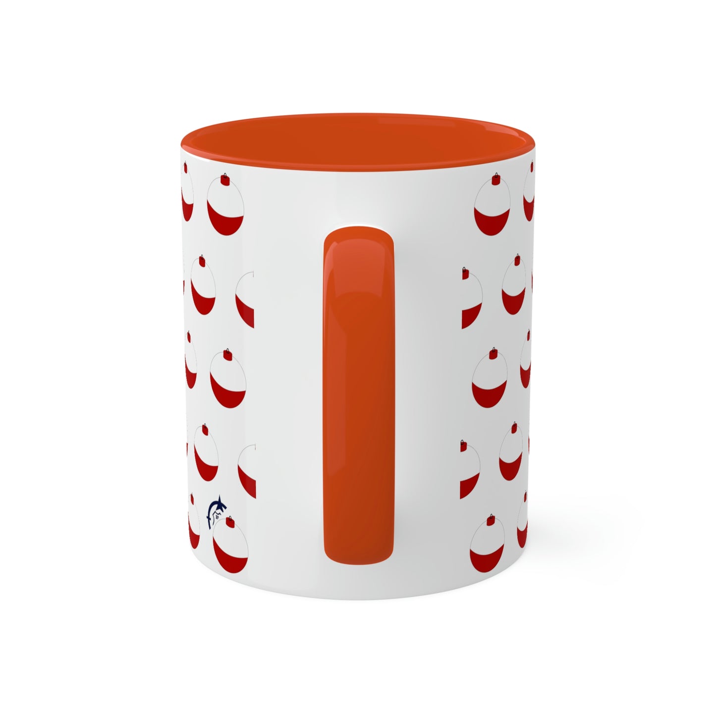 Traditional Red & White Bobber - Colorful Mugs, 11oz
