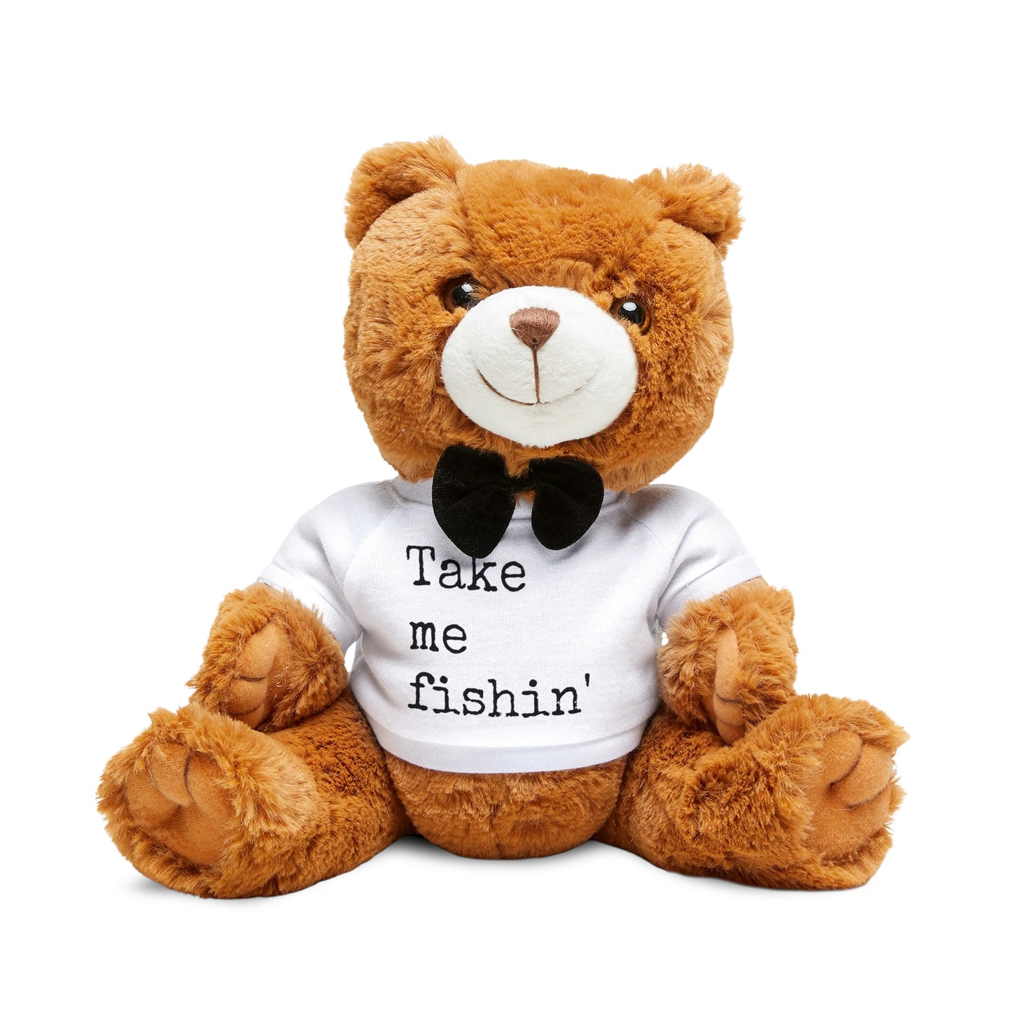 Take Me Fishin' - Fishing Theme - Teddy Bear with T-Shirt