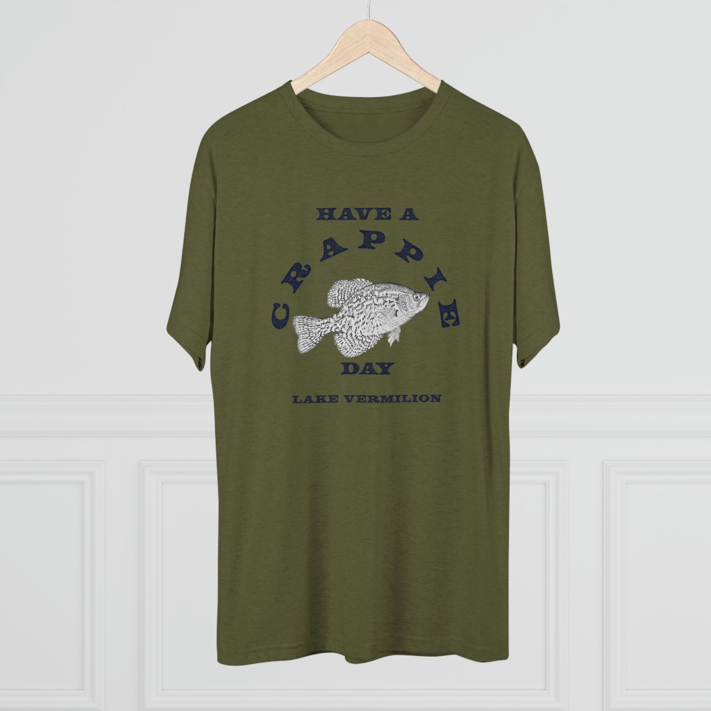 Crappie Day - Lake Vermilion - Unisex Tri-Blend Crew Tee
