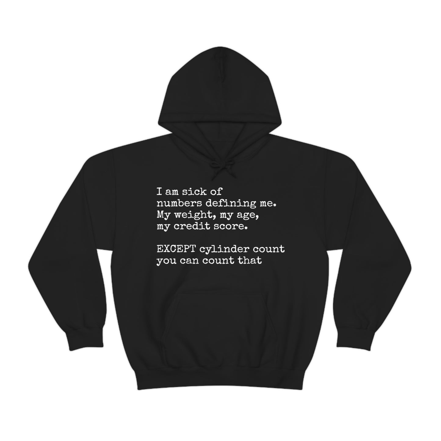 Horsepower Counts - Unisex Heavy Blend™ Hooded Sweatshirt