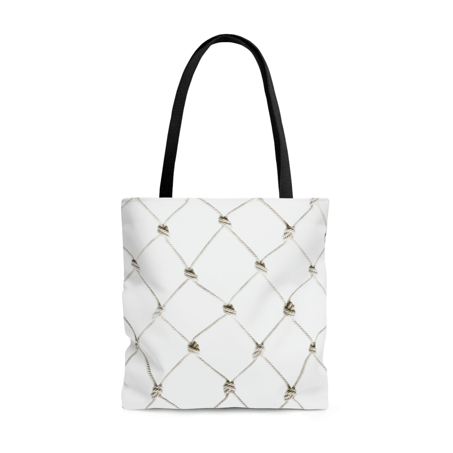 Fishing Theme Boat / Beach Bag - Net - White AOP Tote Bag