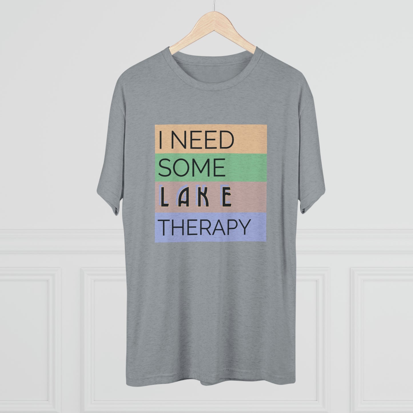 Lake Therapy - Unisex Tri-Blend Crew Tee