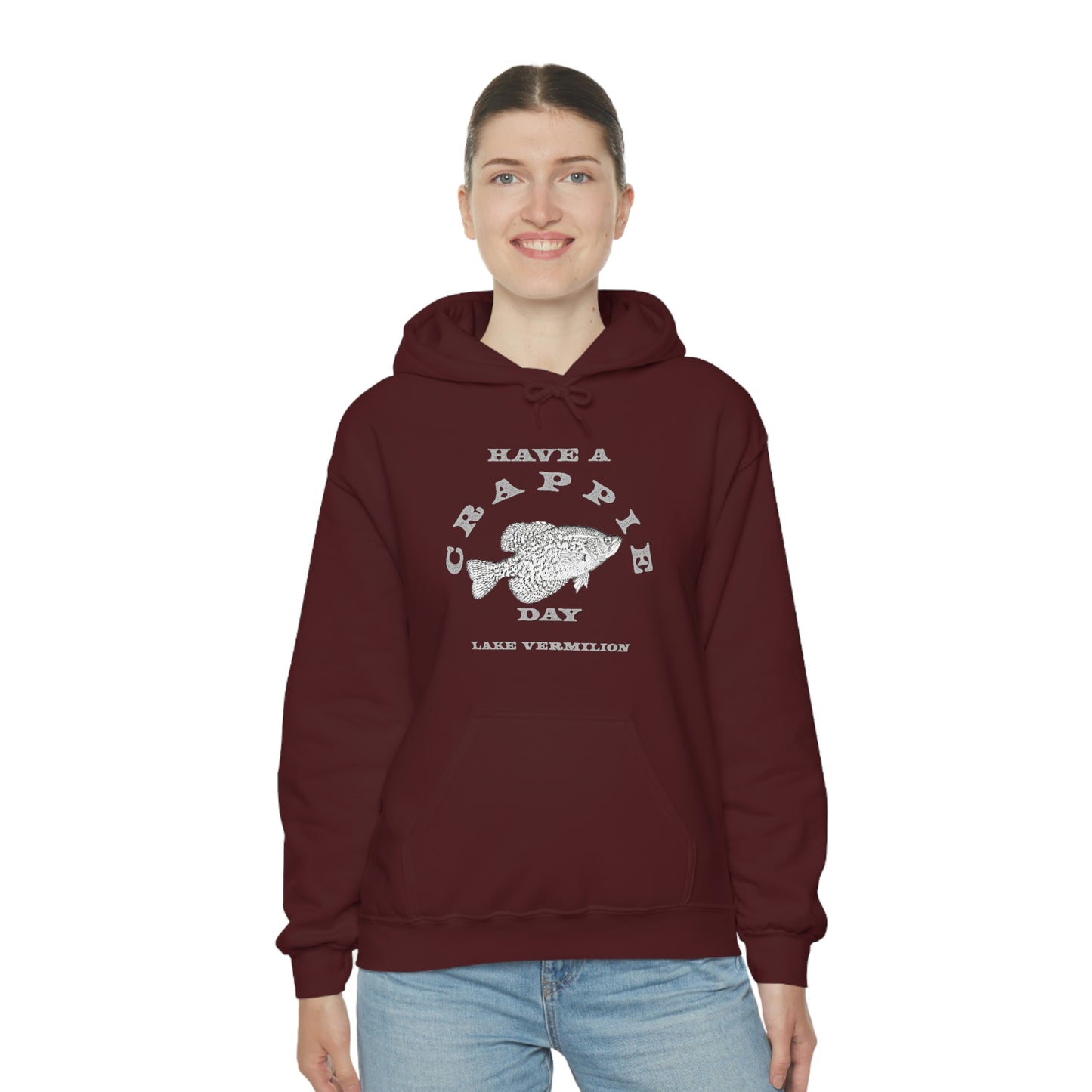 Crappie Day - Lake Vermilion - Fishing - Unisex Heavy Blend™ Hooded Sweatshirt