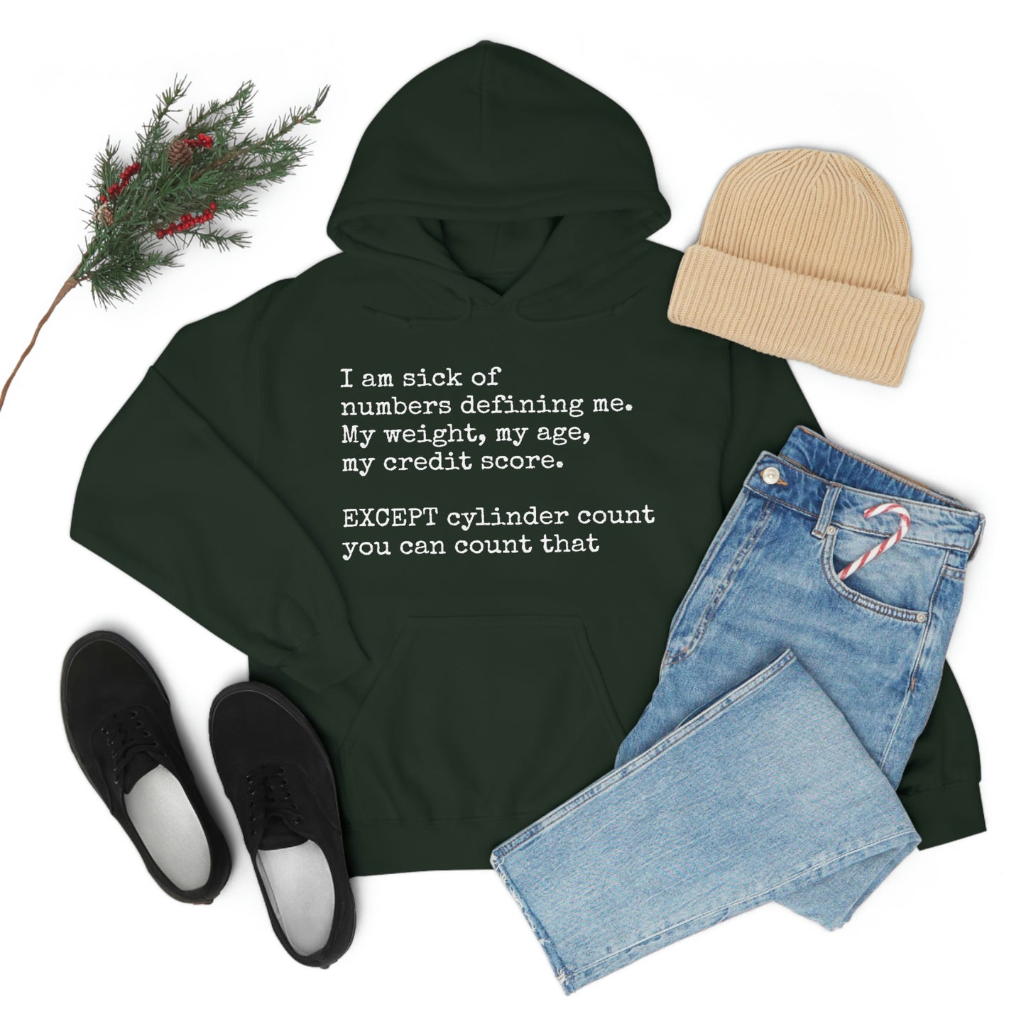 Horsepower Counts - Unisex Heavy Blend™ Hooded Sweatshirt