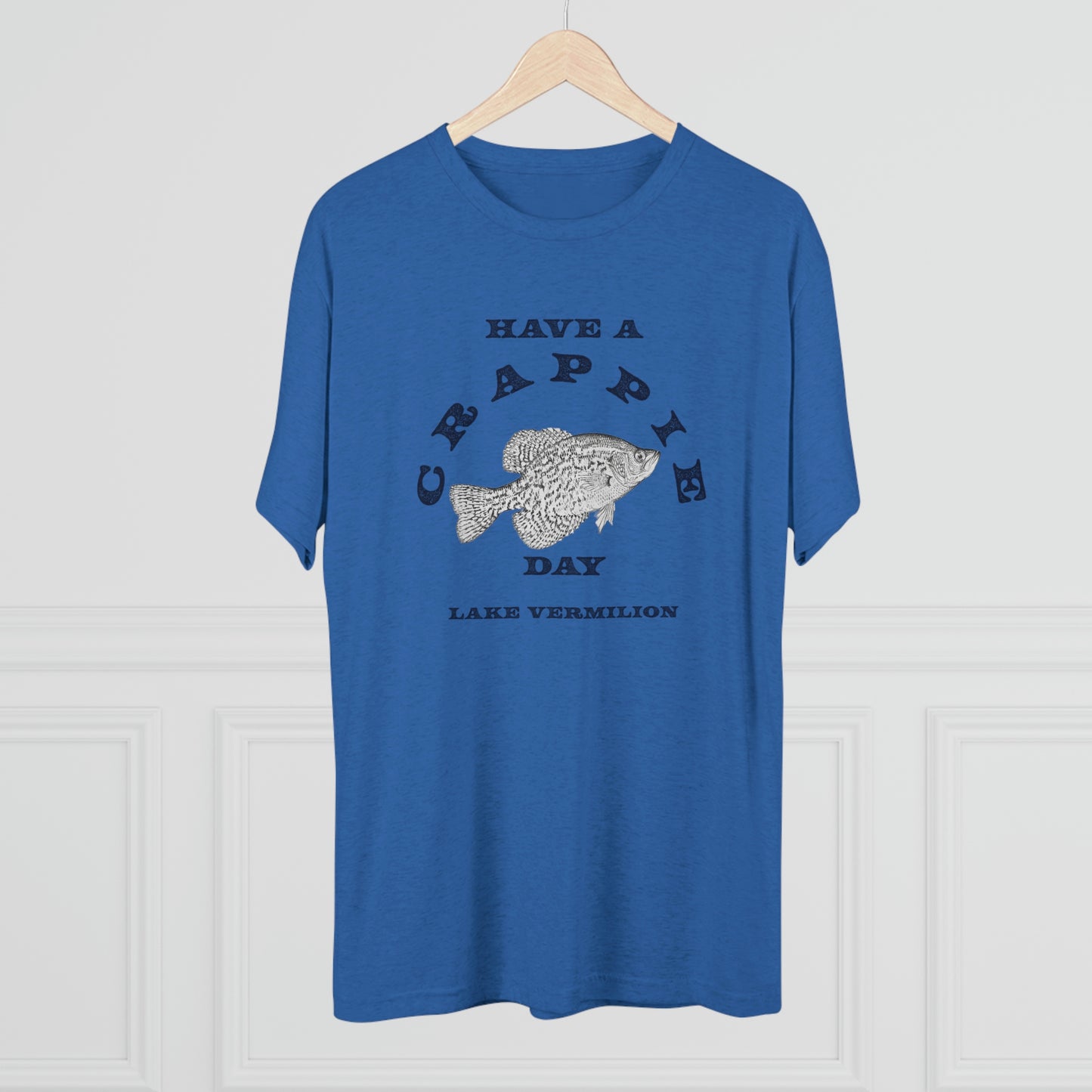 Crappie Day - Lake Vermilion - Unisex Tri-Blend Crew Tee