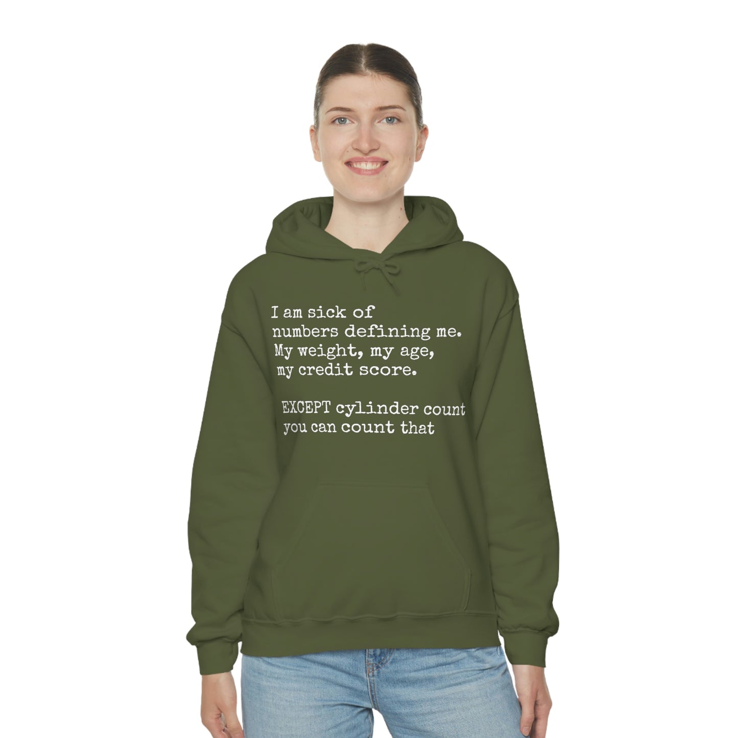 Horsepower Counts - Unisex Heavy Blend™ Hooded Sweatshirt