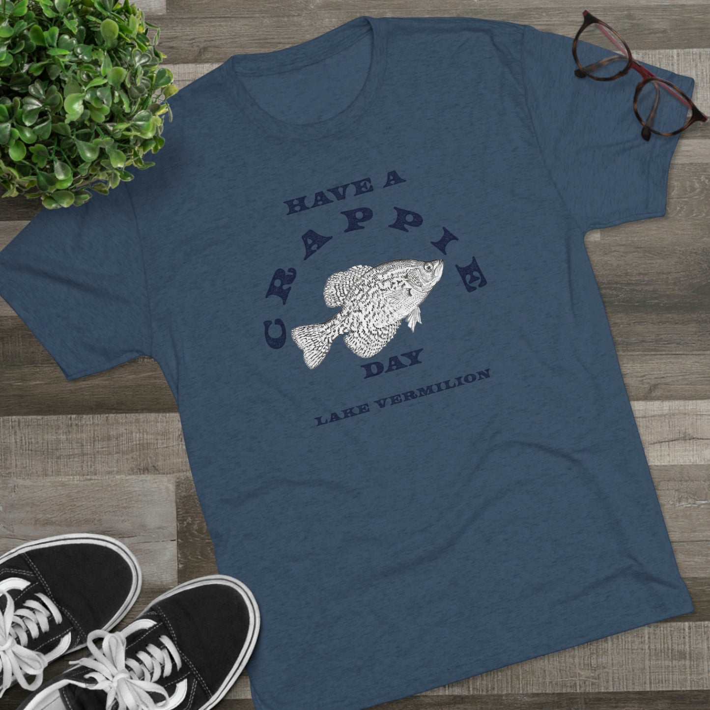 Crappie Day - Lake Vermilion - Unisex Tri-Blend Crew Tee