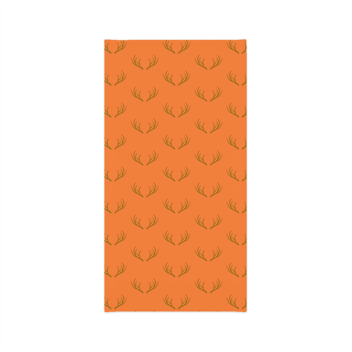Summer / Fall Weather  - Antler Pattern - Fishing / Boating / Hunting Lightweight Neck Gaiter - Orange