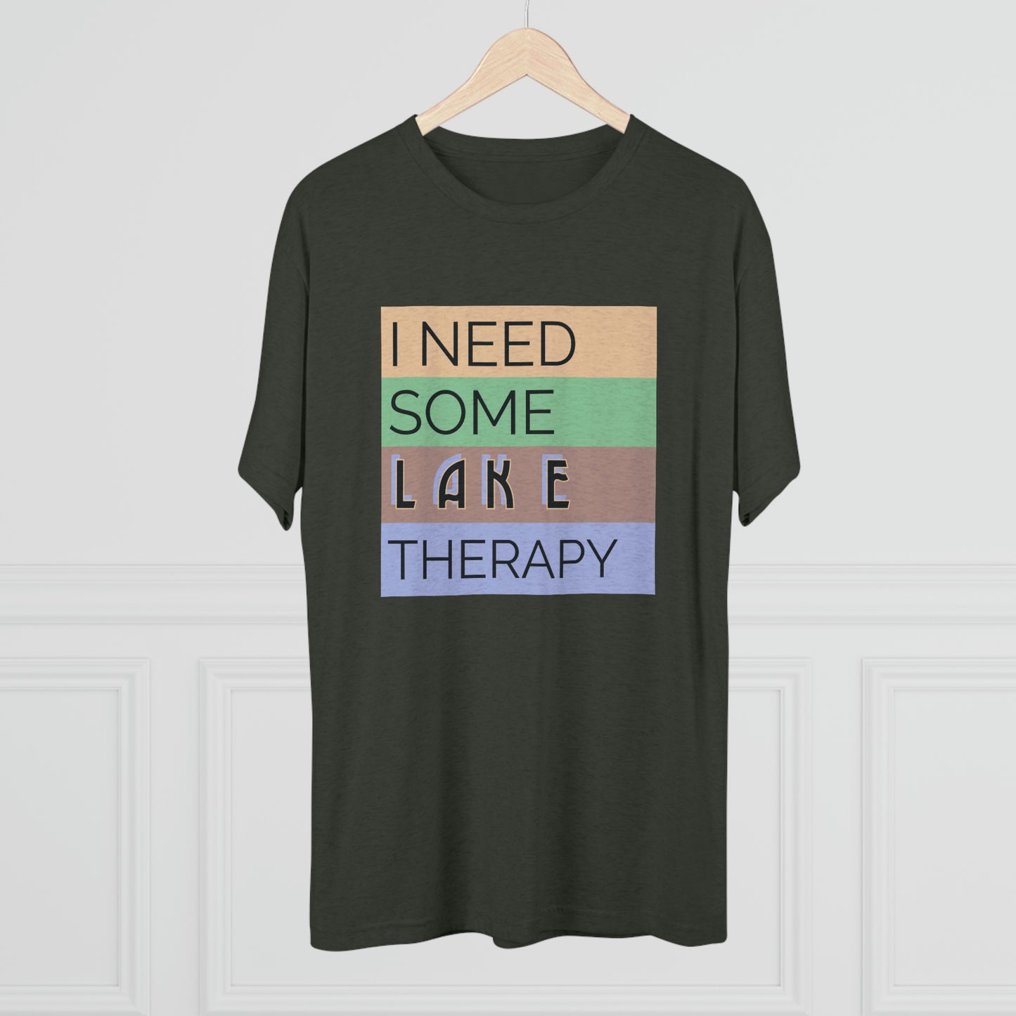 Lake Therapy -  Unisex Tri-Blend Crew Tee