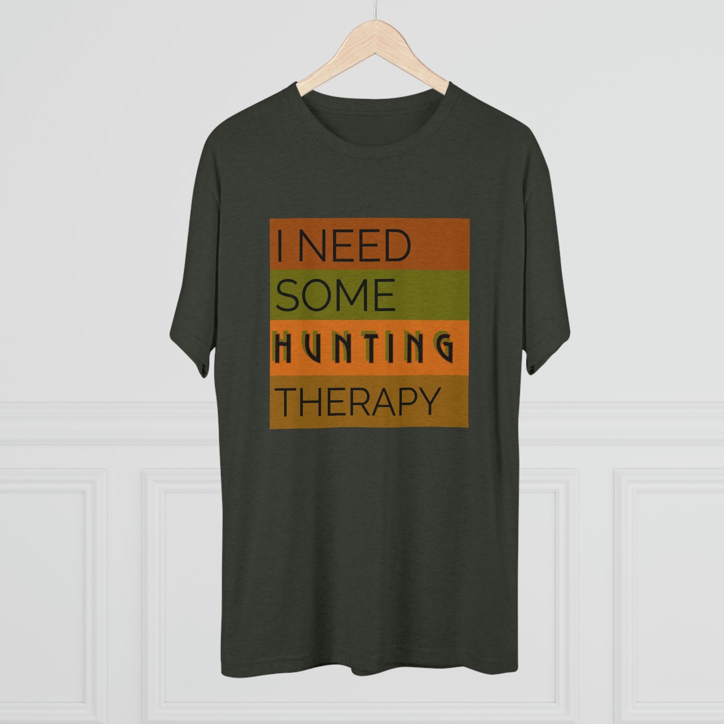 Hunting Therapy -  Unisex Tri-Blend Crew Tee