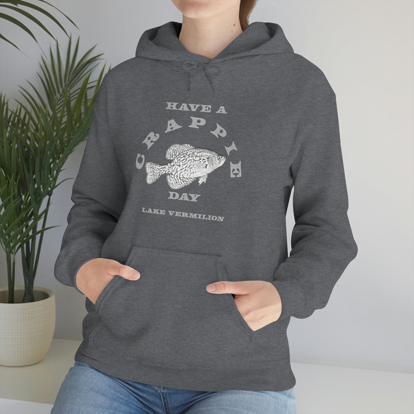 Crappie Day - Lake Vermilion - Fishing - Unisex Heavy Blend™ Hooded Sweatshirt