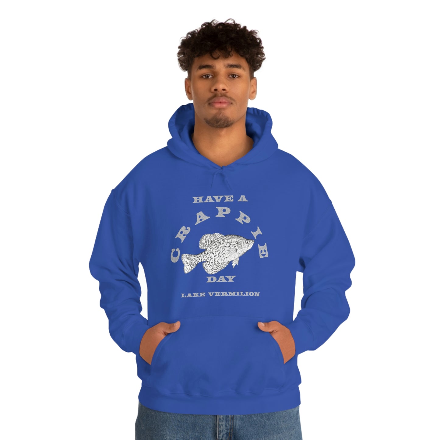 Crappie Day - Lake Vermilion - Fishing - Unisex Heavy Blend™ Hooded Sweatshirt