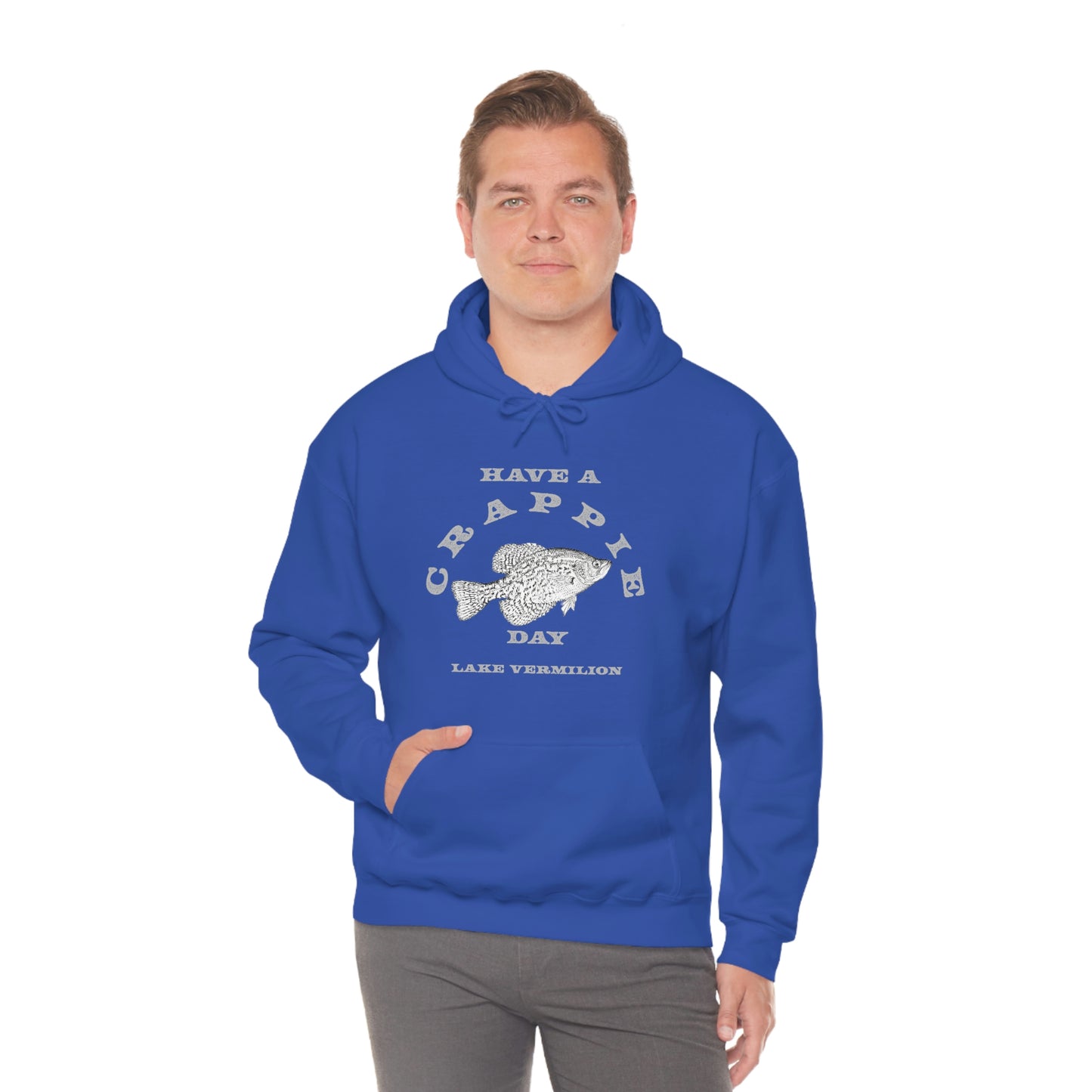 Crappie Day - Lake Vermilion - Fishing - Unisex Heavy Blend™ Hooded Sweatshirt