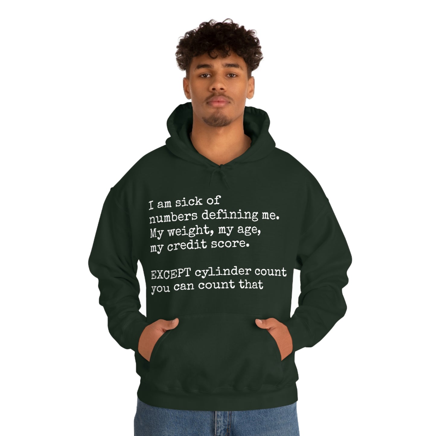 Horsepower Counts -  Unisex Heavy Blend™ Hooded Sweatshirt