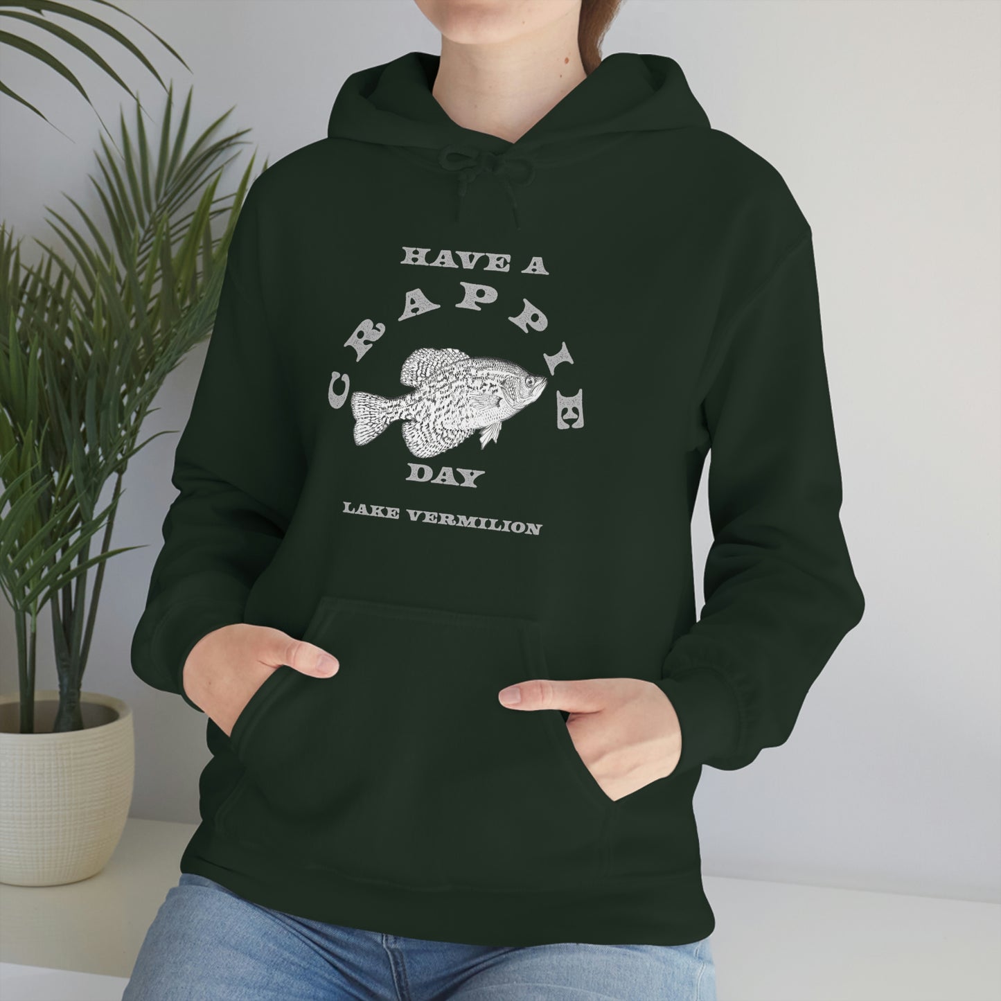 Crappie Day - Lake Vermilion - Fishing - Unisex Heavy Blend™ Hooded Sweatshirt