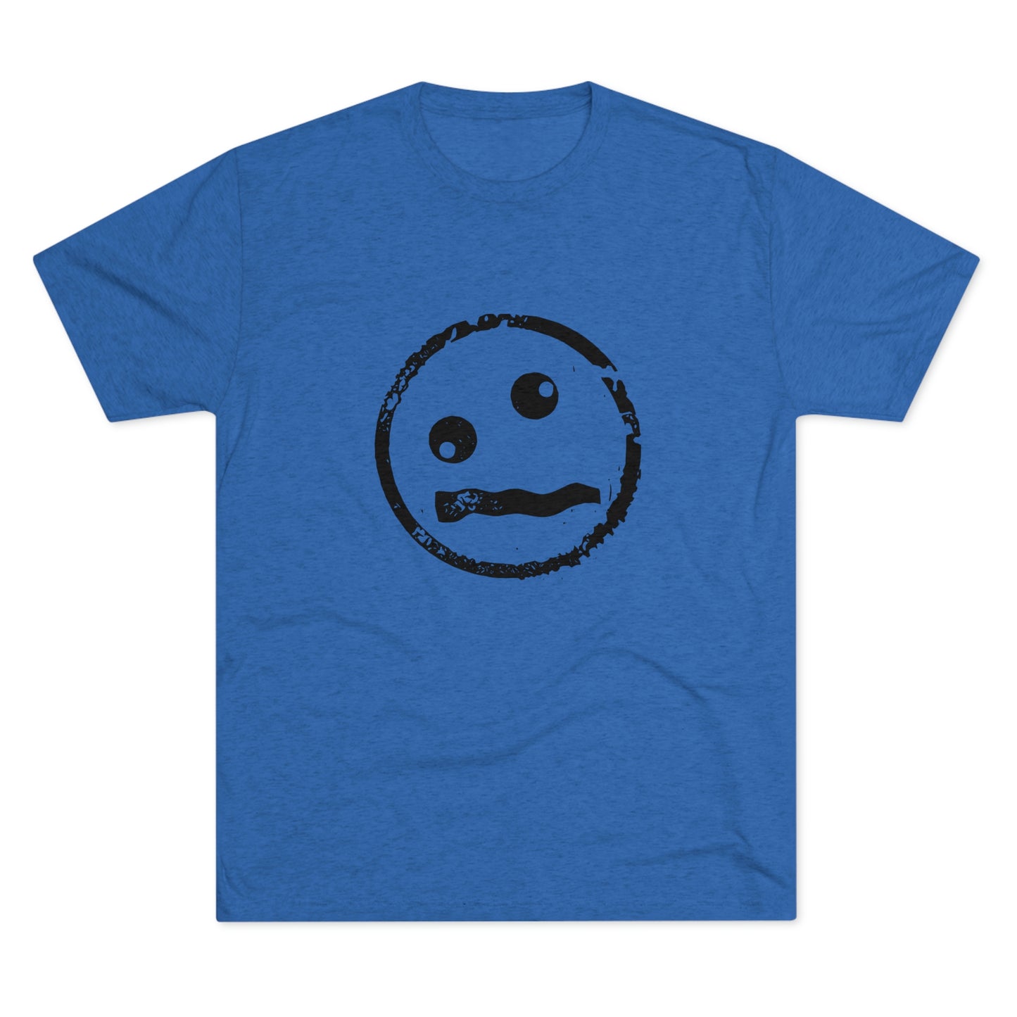 Needs Therapy -  Crazy Face - Unisex Tri-Blend Crew Tee