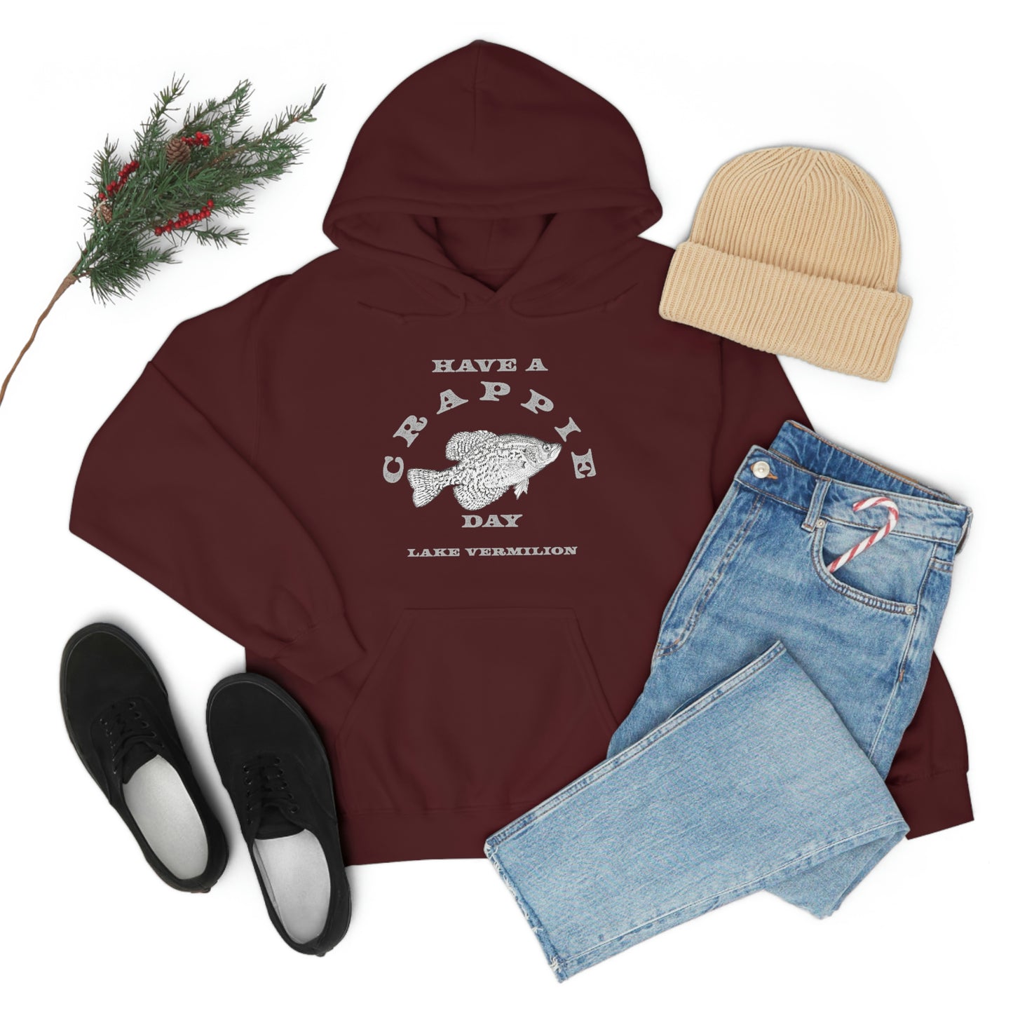 Crappie Day - Lake Vermilion - Fishing - Unisex Heavy Blend™ Hooded Sweatshirt