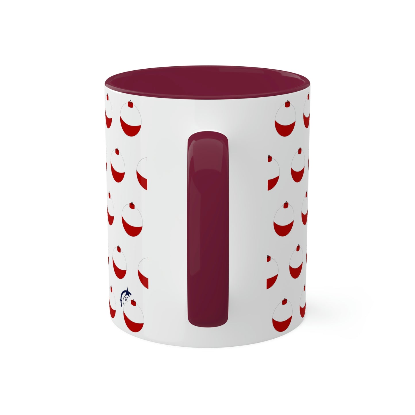 Traditional Red & White Bobber - Colorful Mugs, 11oz