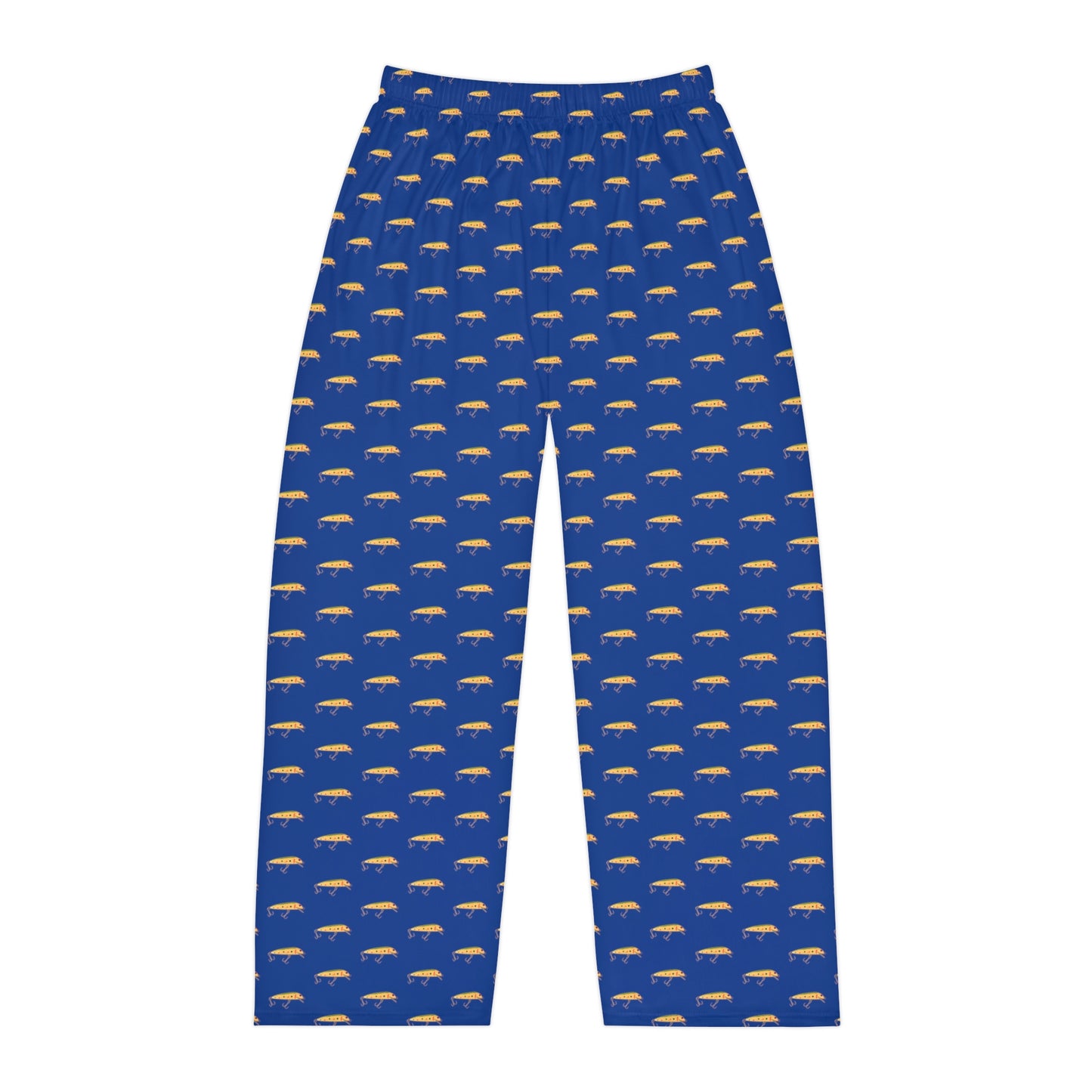 Vintage Bait - Fishing Theme - Bait - Men's Pajama Pants - Dark Blue