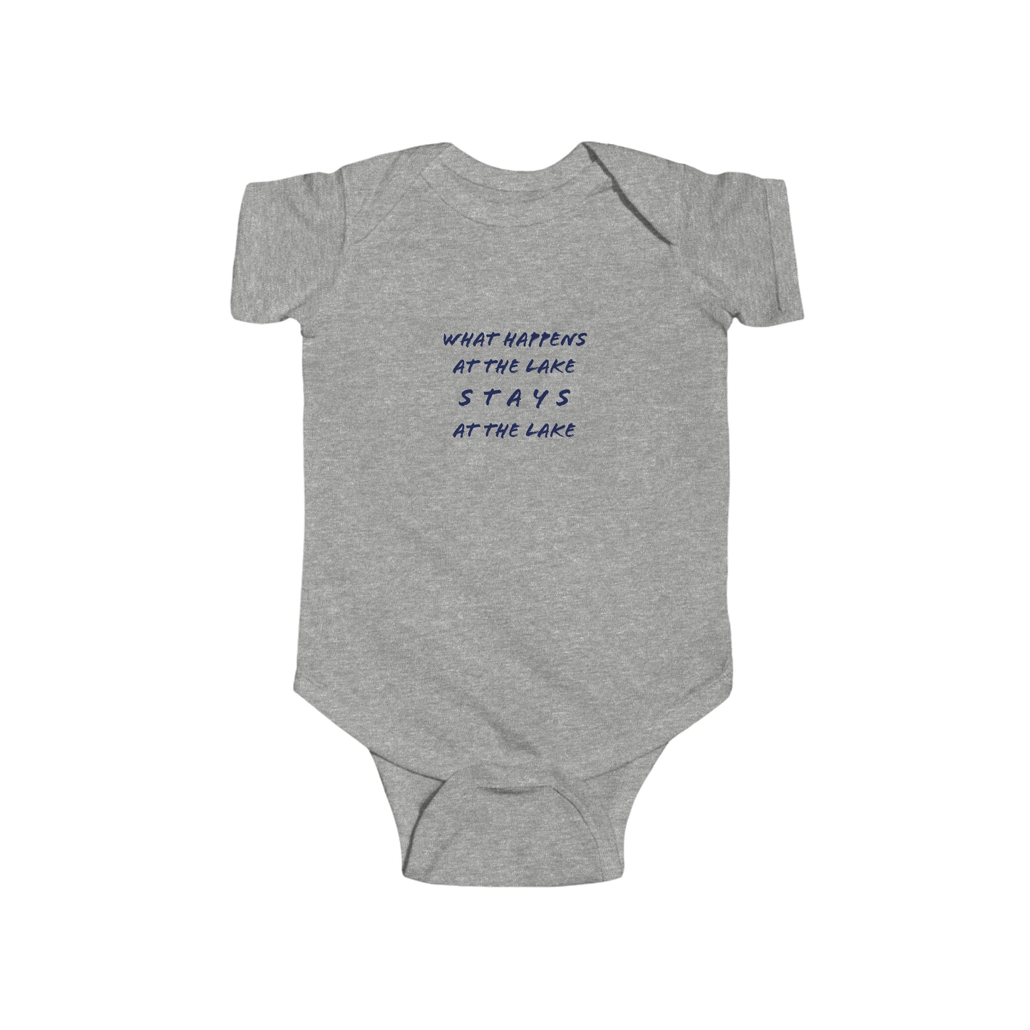What Happens At The Lake - Infant Fine Jersey Bodysuit
