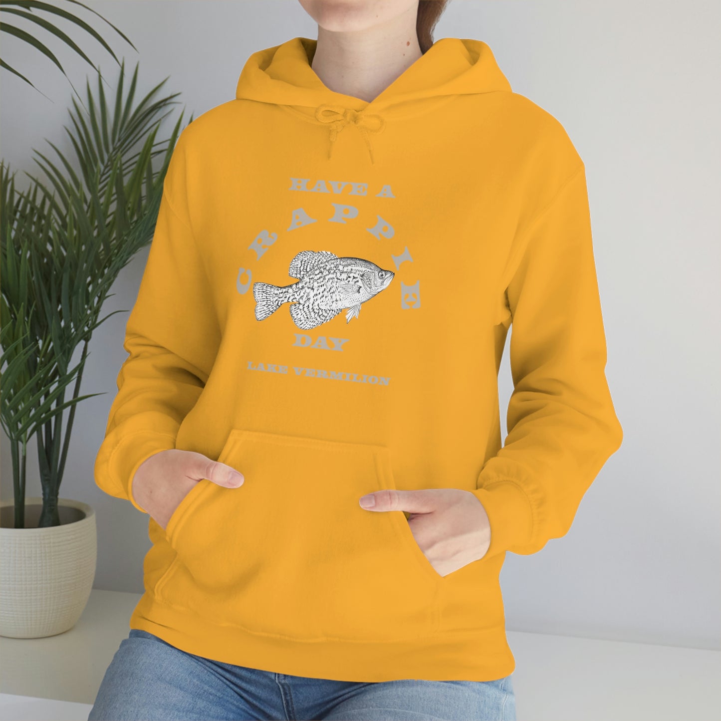 Crappie Day - Lake Vermilion - Fishing - Unisex Heavy Blend™ Hooded Sweatshirt
