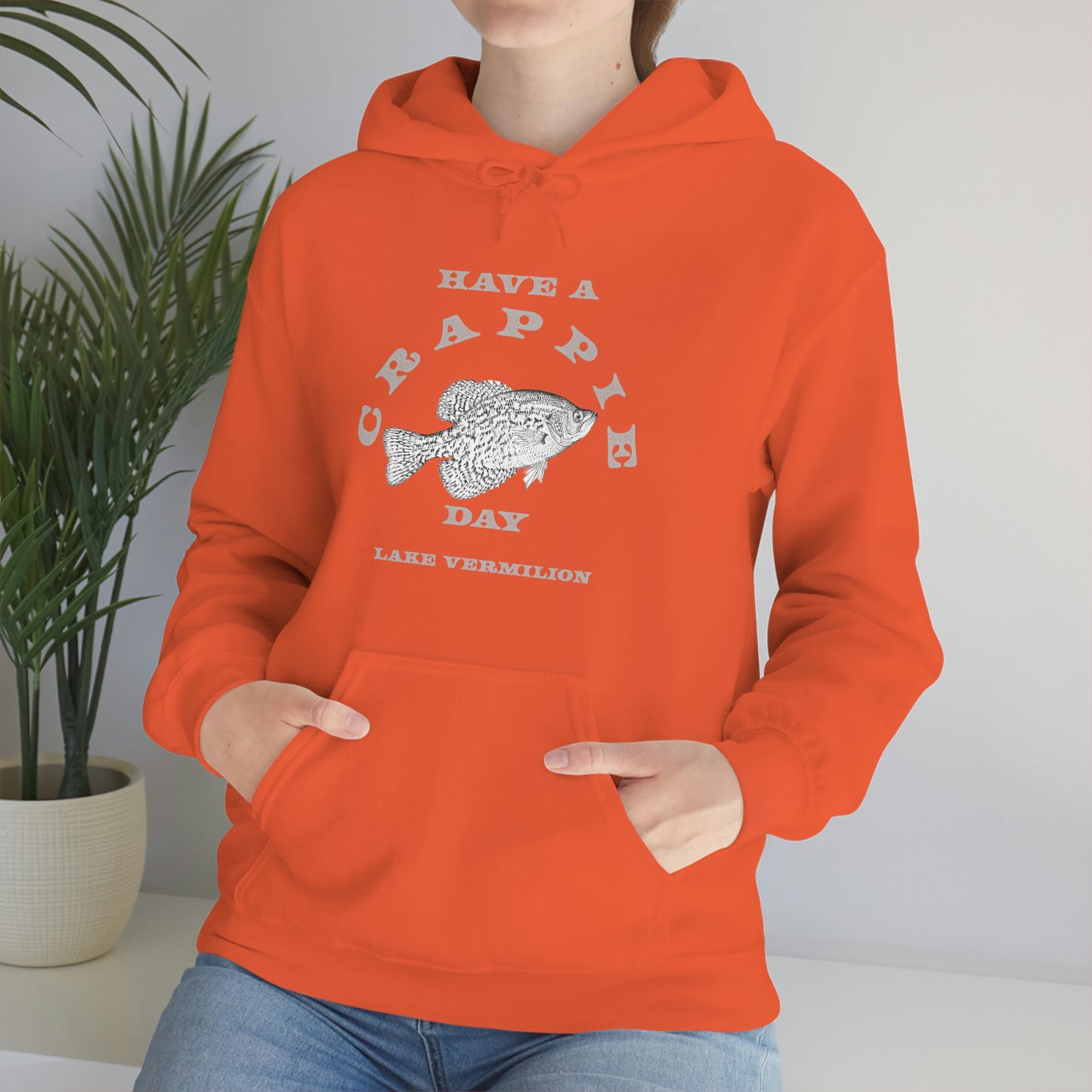 Crappie Day - Lake Vermilion - Fishing - Unisex Heavy Blend™ Hooded Sweatshirt