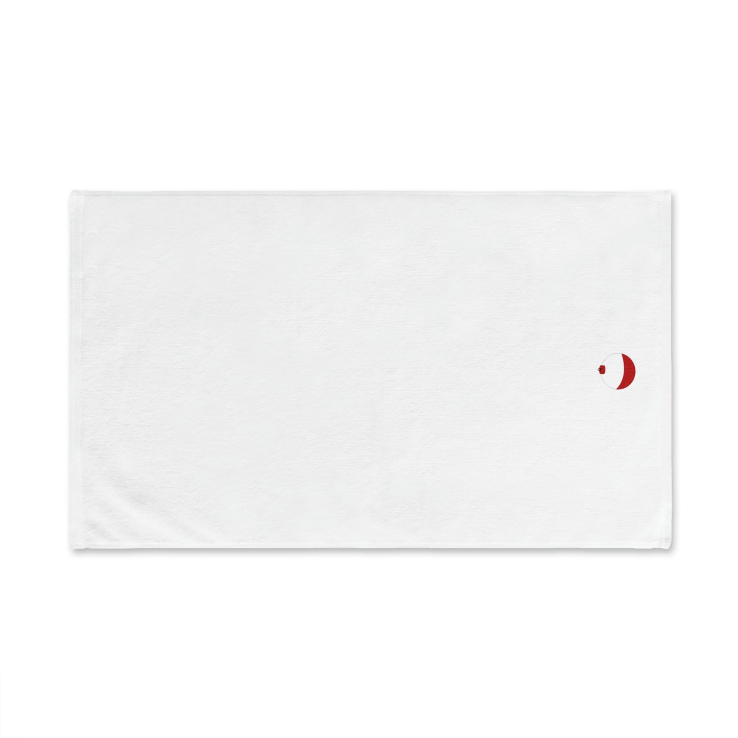 Traditional Red & White Bobber - Patttern #3 - Hand Towel
