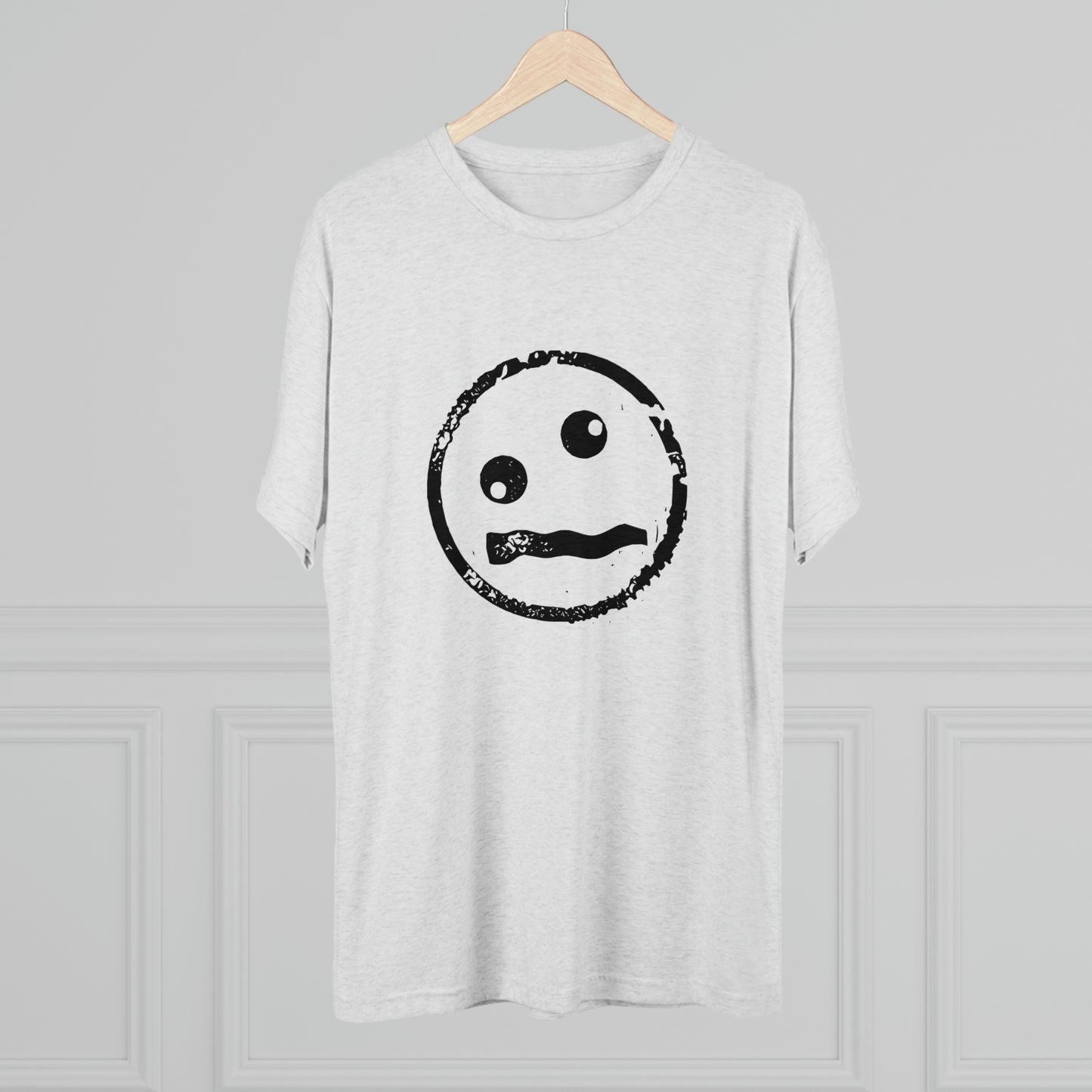 Needs Therapy -  Crazy Face - Unisex Tri-Blend Crew Tee