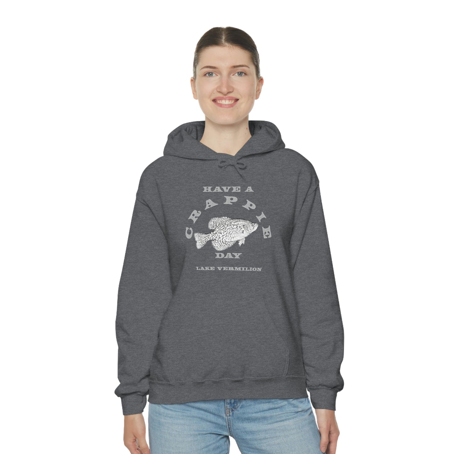 Crappie Day - Lake Vermilion - Fishing - Unisex Heavy Blend™ Hooded Sweatshirt