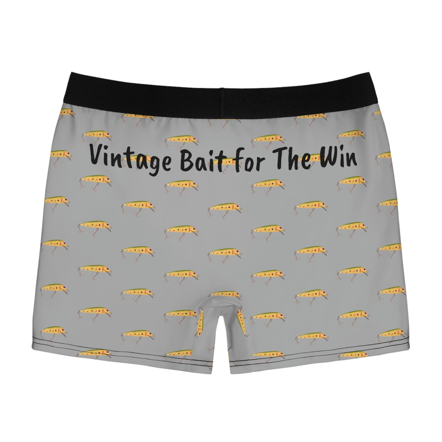 Vintage Bait For The Win - Fishing Undies -  Men's Boxer Briefs