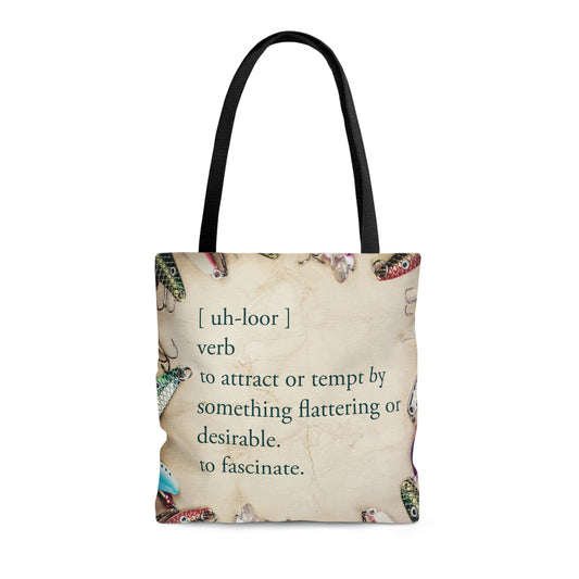 Allure - uh loor - Fishing Theme  Boat / Beach Bag - Lake Vermilion - MN - AOP Tote Bag