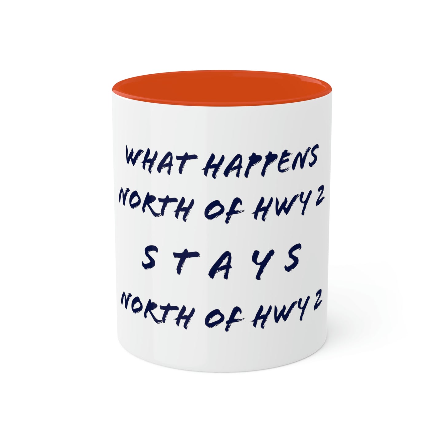 North of Hwy 2 - Colorful Mugs, 11oz