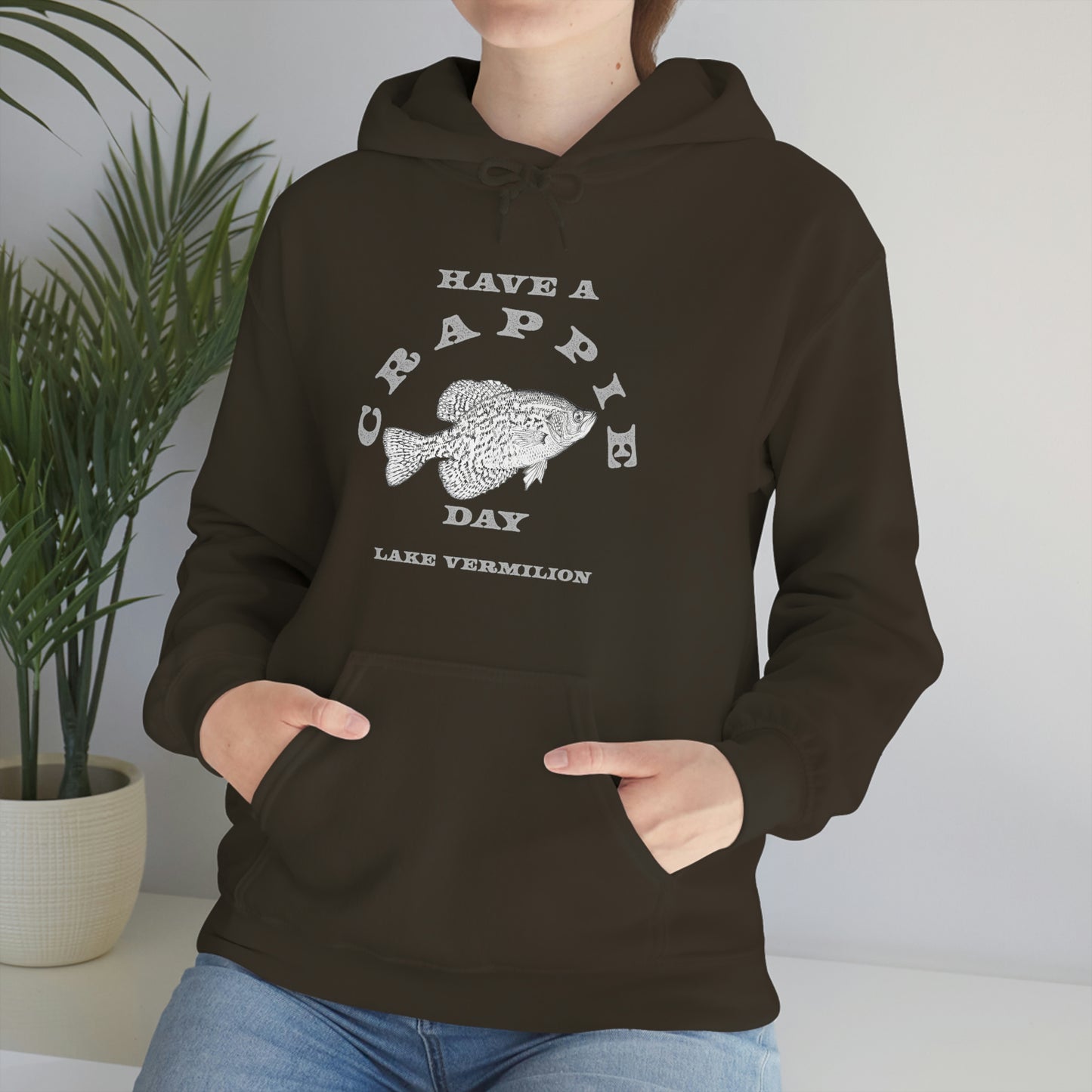 Crappie Day - Lake Vermilion - Fishing - Unisex Heavy Blend™ Hooded Sweatshirt