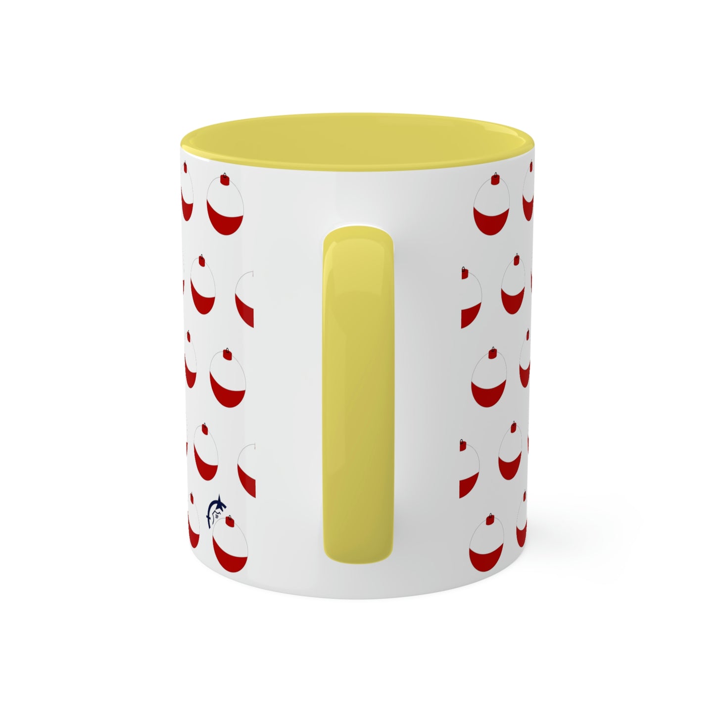 Traditional Red & White Bobber - Colorful Mugs, 11oz