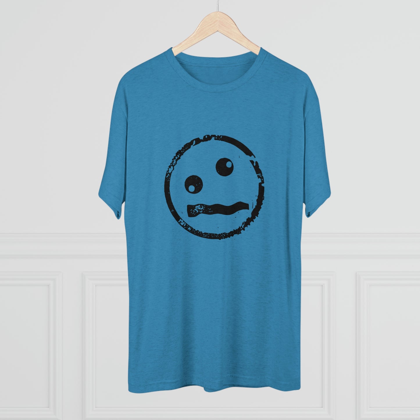 Needs Therapy -  Crazy Face - Unisex Tri-Blend Crew Tee