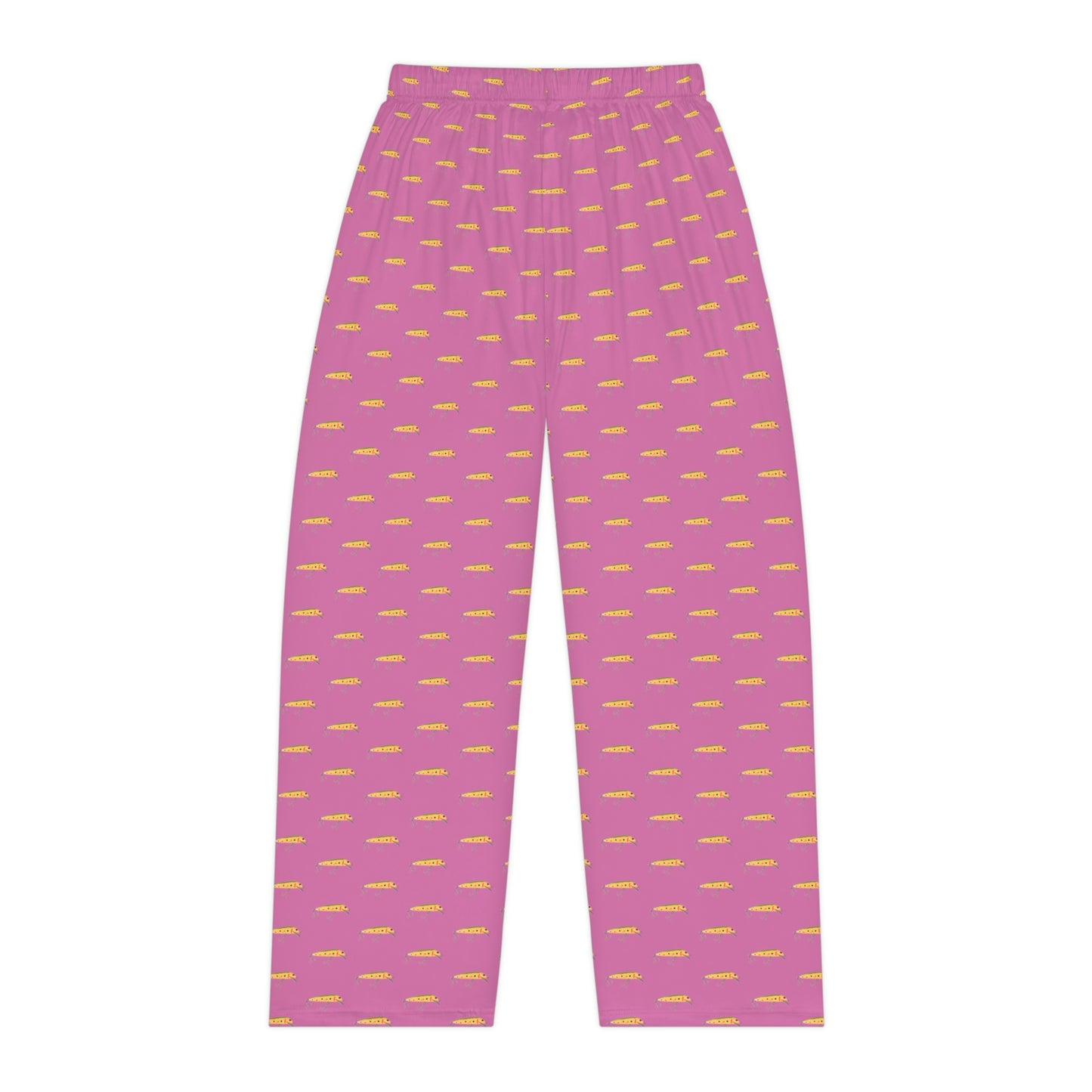 Vintage Bait - Fishing Theme -  Bait - Women's Pajama Pants - Pink