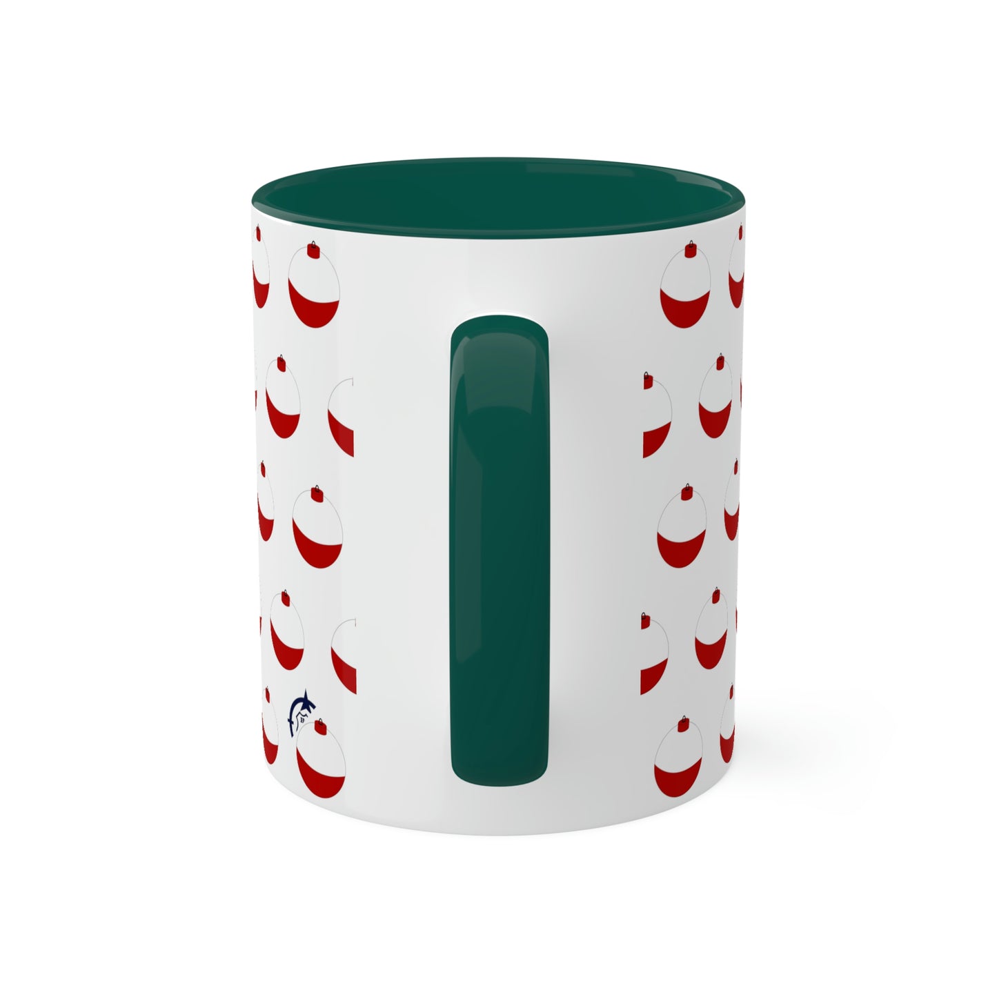 Traditional Red & White Bobber - Colorful Mugs, 11oz