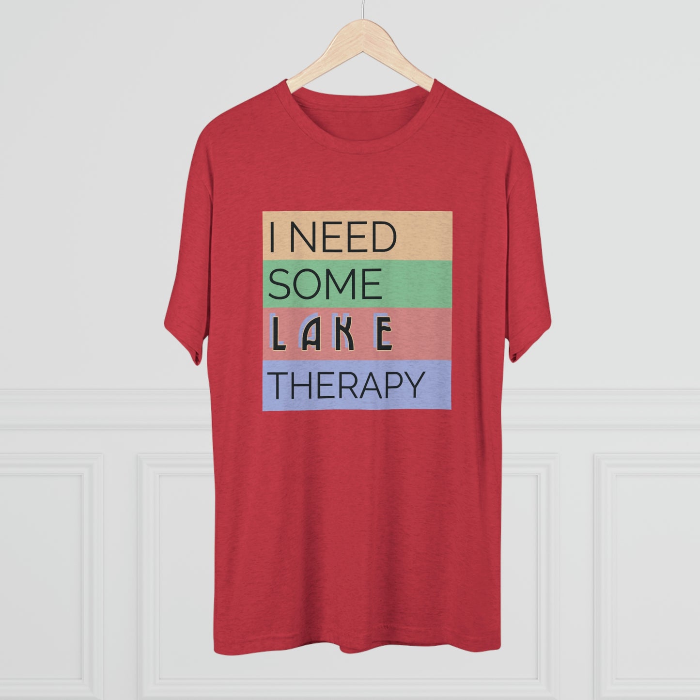 Lake Therapy -  Unisex Tri-Blend Crew Tee