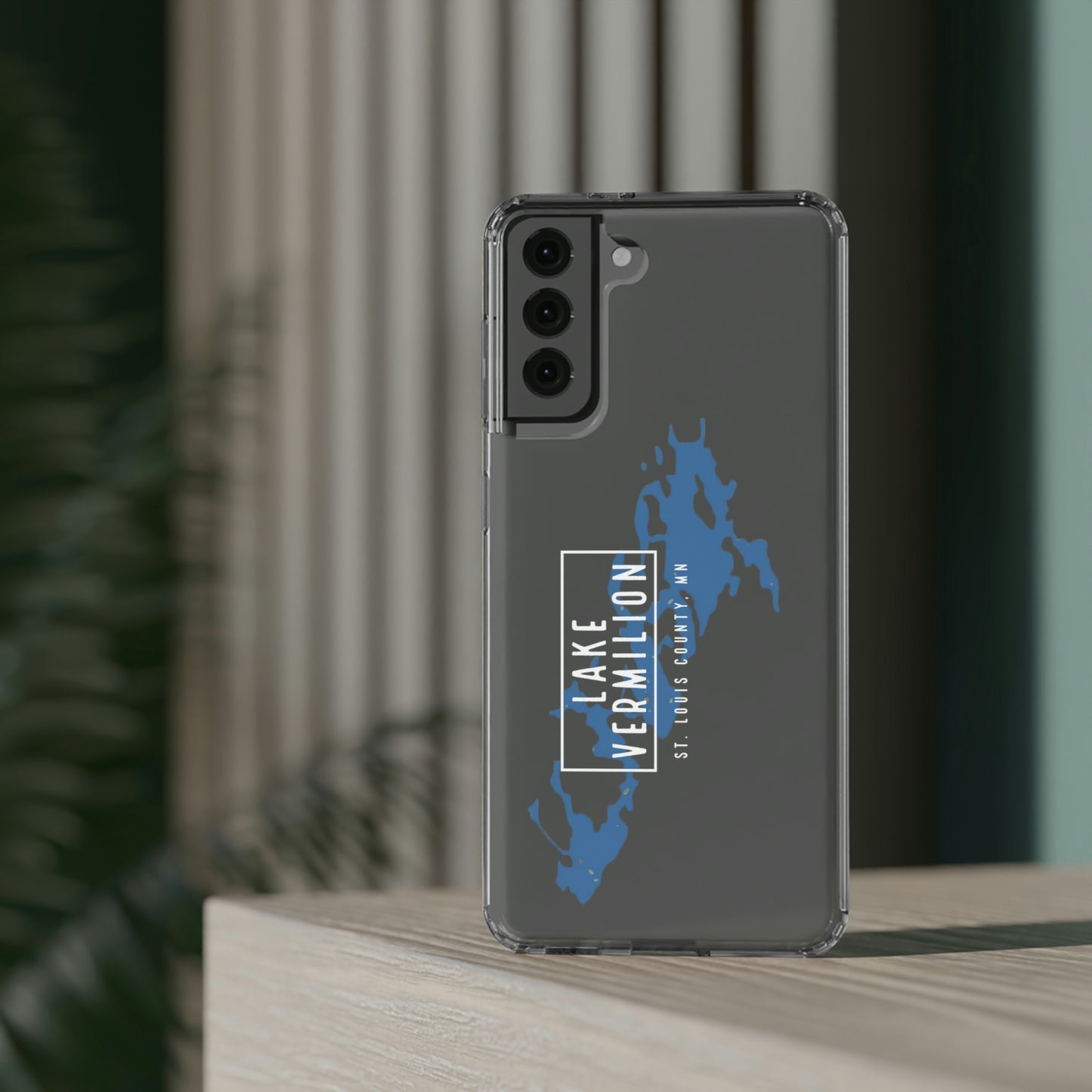 Lake Vermilion MN - Clear Cell Phone Cases
