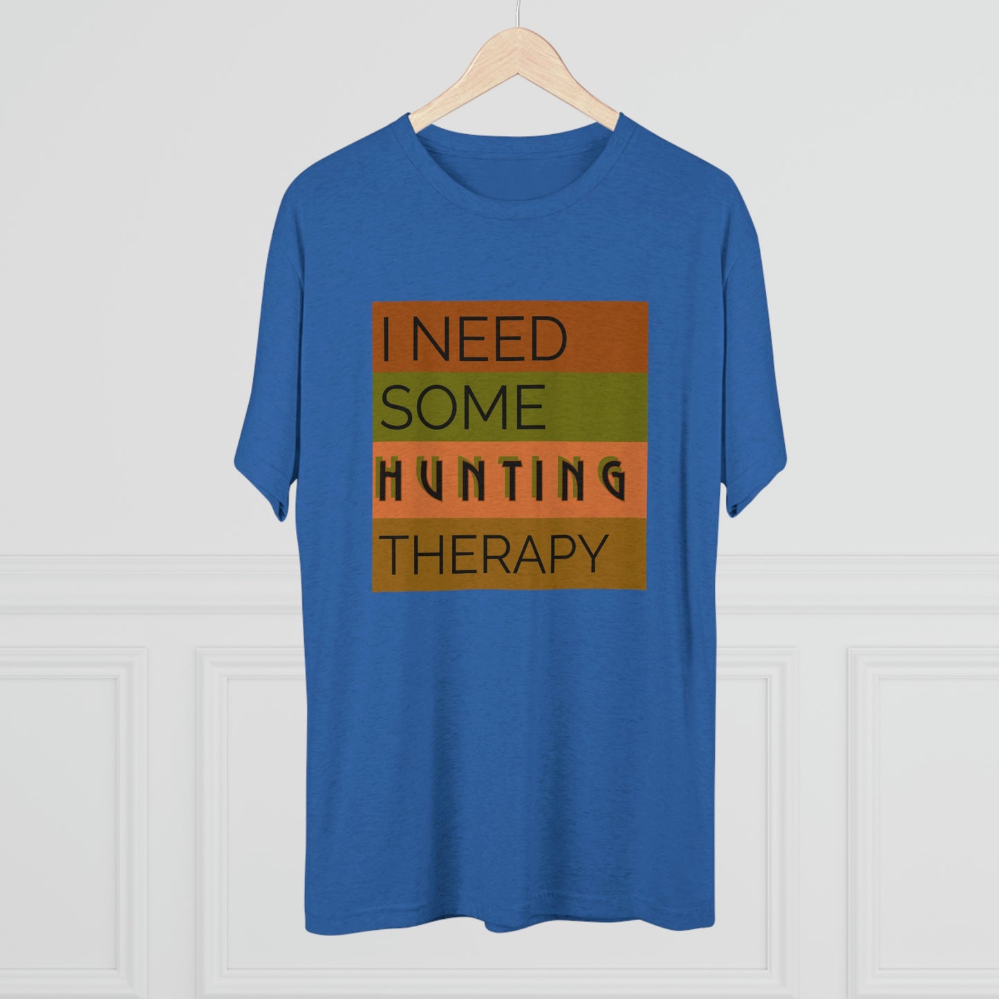 Hunting Therapy -  Unisex Tri-Blend Crew Tee