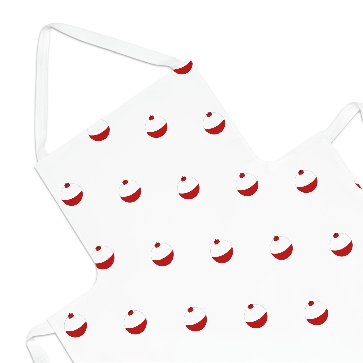 Traditional Red & White Bobber - Adult Apron