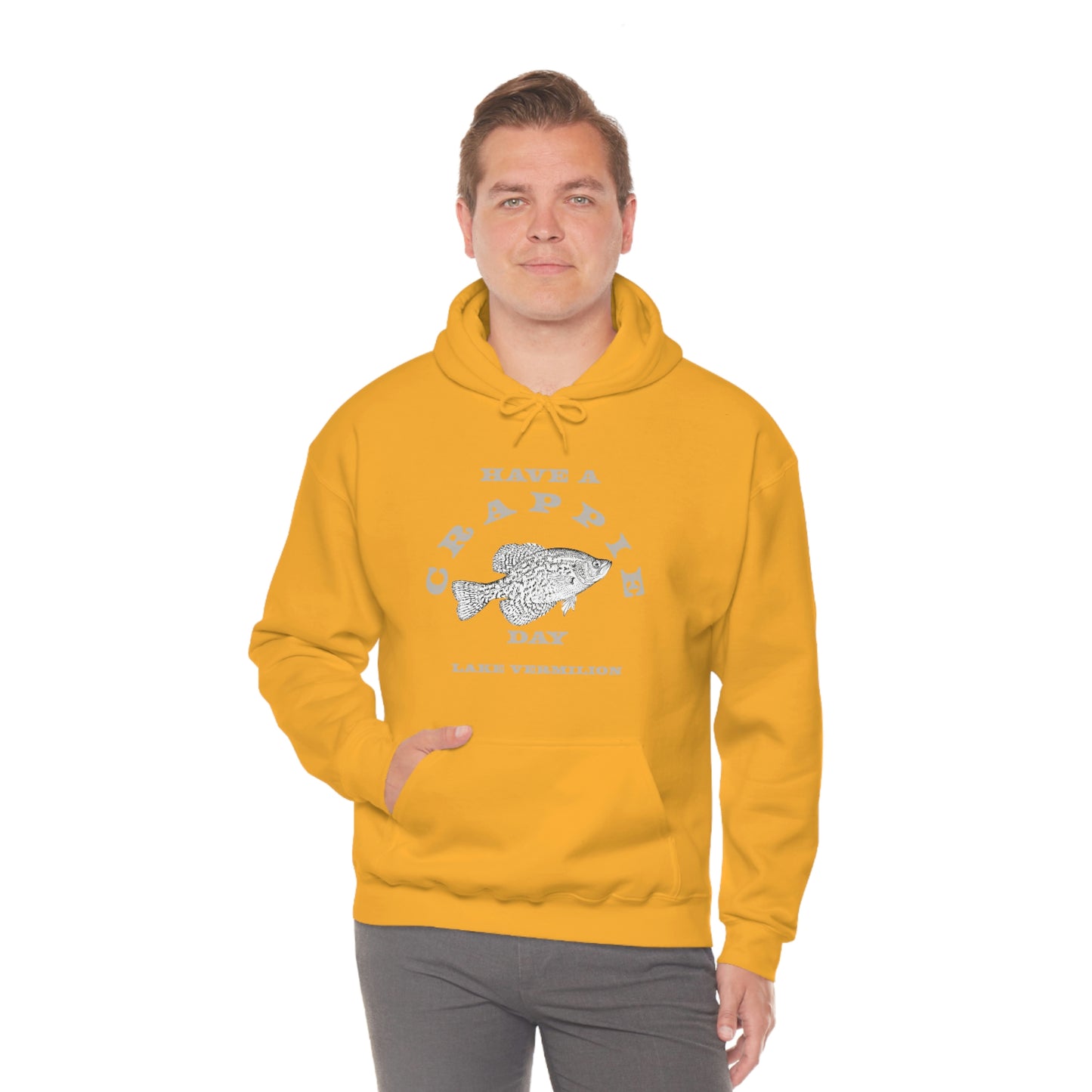Crappie Day - Lake Vermilion - Fishing - Unisex Heavy Blend™ Hooded Sweatshirt