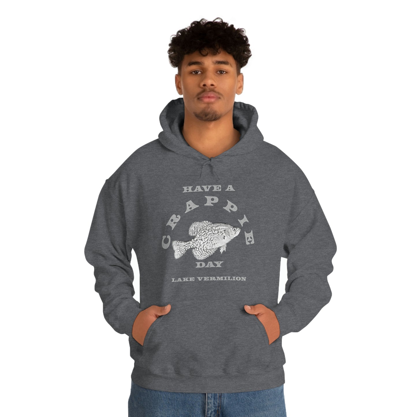 Crappie Day - Lake Vermilion - Fishing - Unisex Heavy Blend™ Hooded Sweatshirt