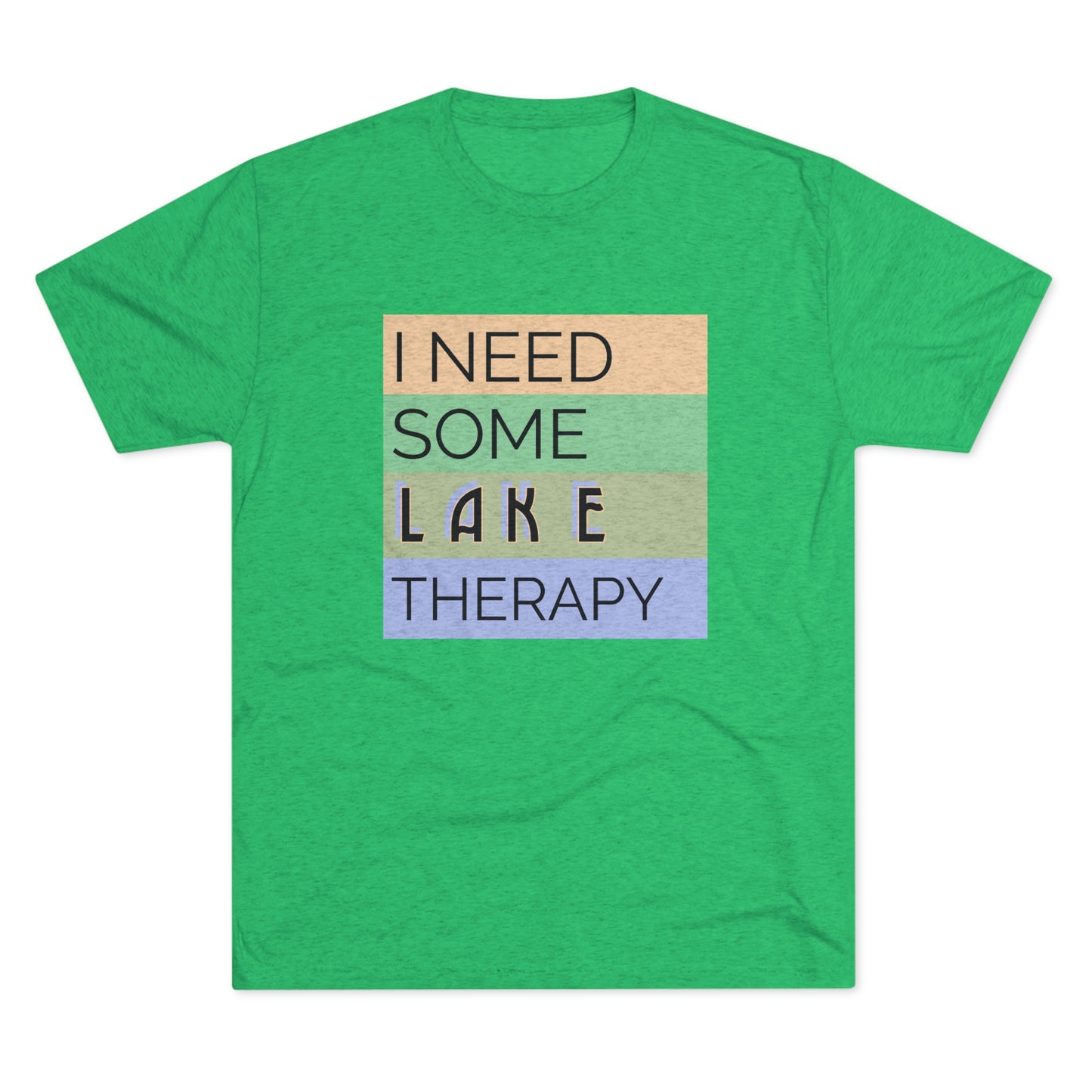 Lake Therapy -  Unisex Tri-Blend Crew Tee
