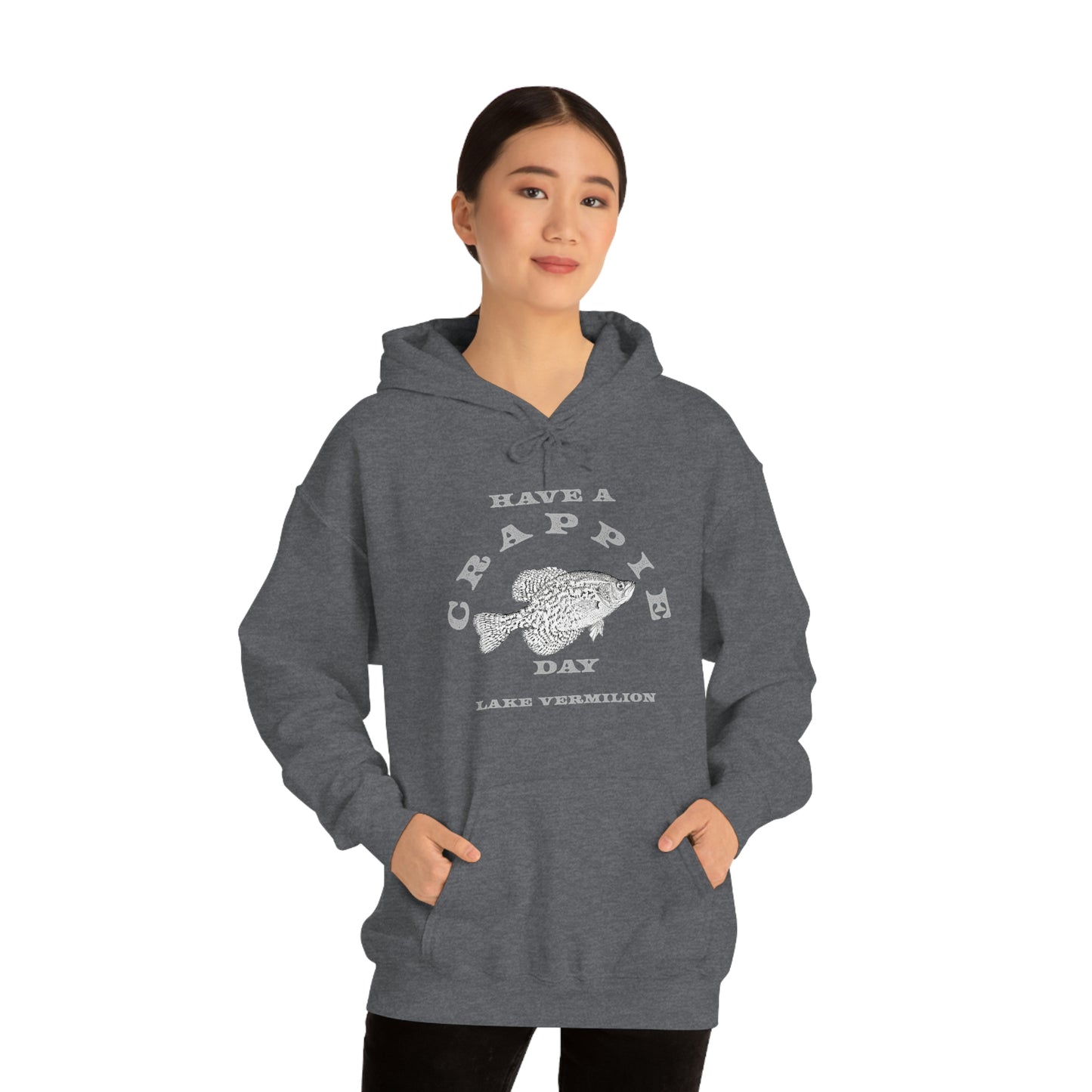 Crappie Day - Lake Vermilion - Fishing - Unisex Heavy Blend™ Hooded Sweatshirt