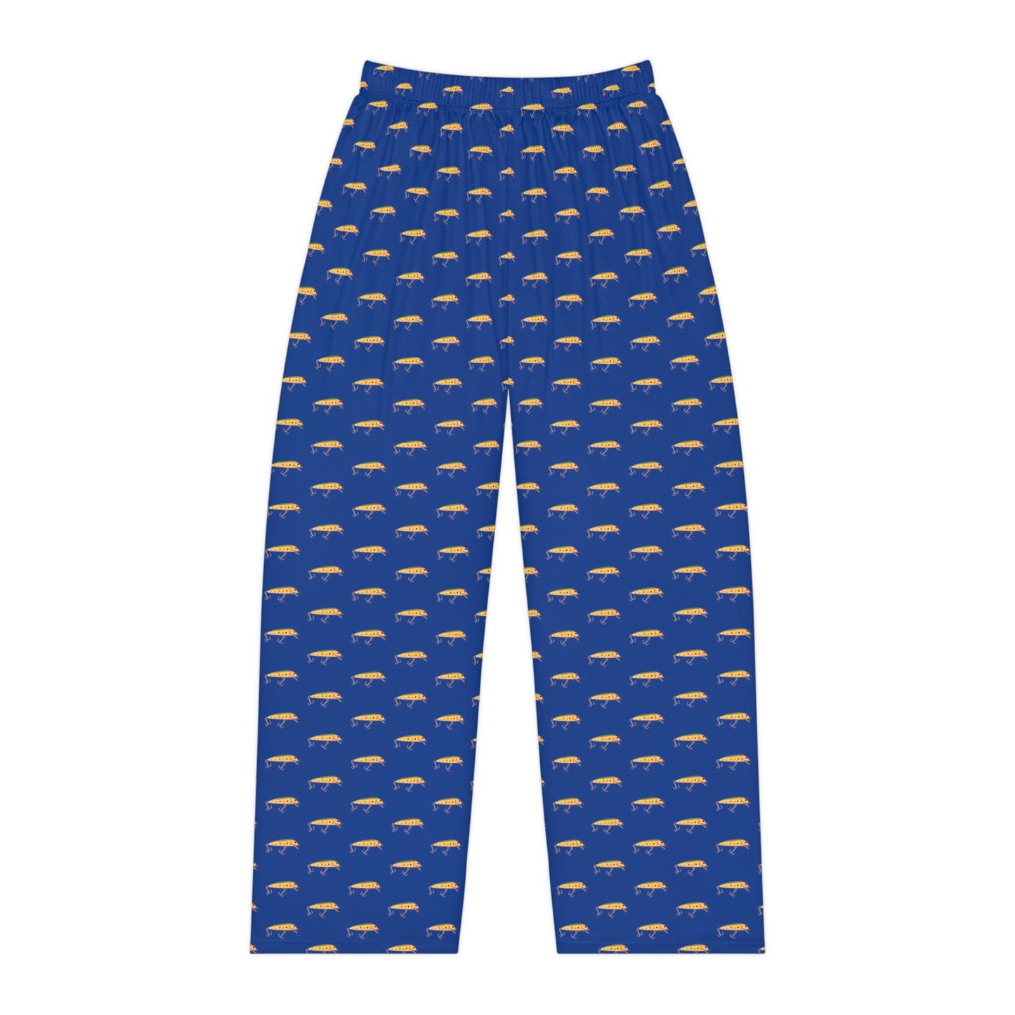 Vintage Bait - Fishing Theme -  Bait - Women's Pajama Pants - Dark Blue