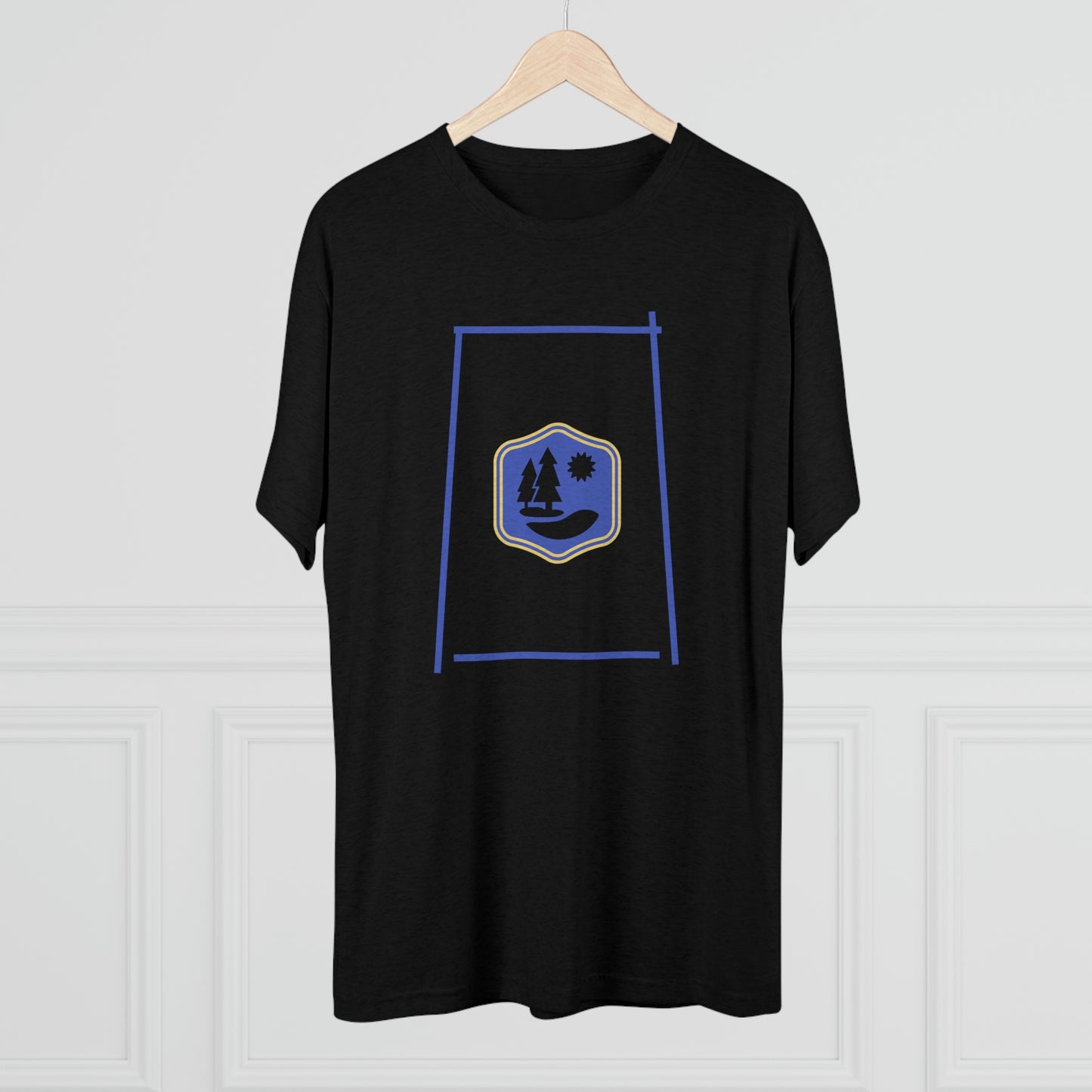 Lake Therapy - Blue Accents - Lake Vermilion - Unisex Tri-Blend Crew Tee